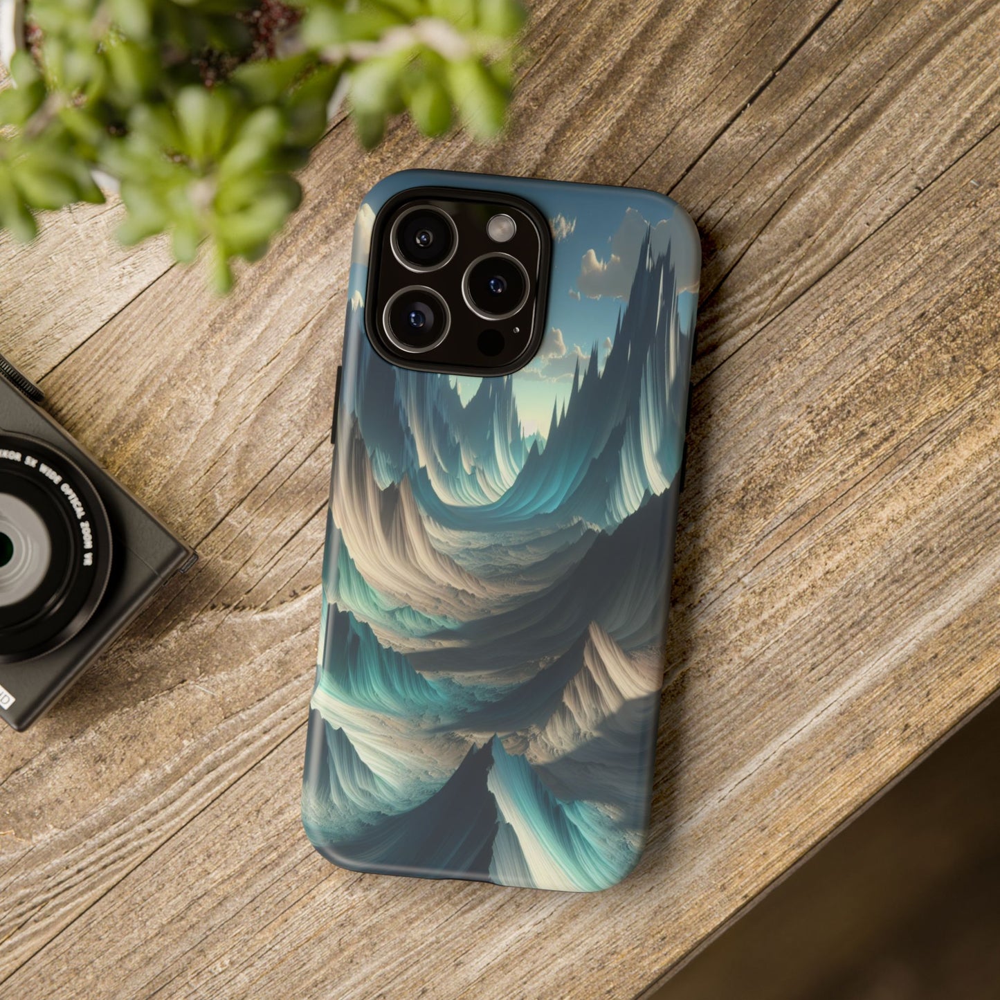 Whispering Peaks of Imagination - Phone Case