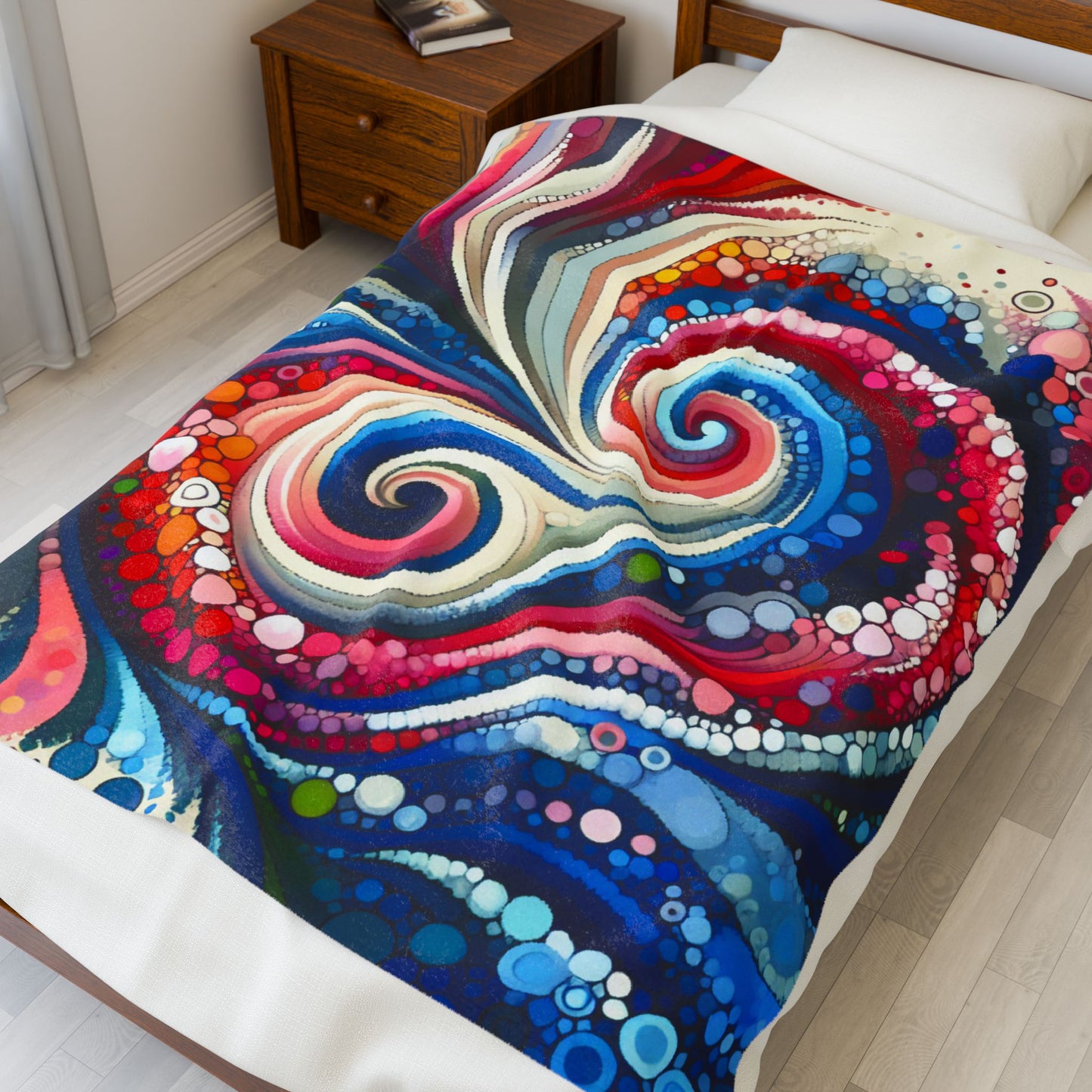 Swirl of Imagination - Plush Blanket