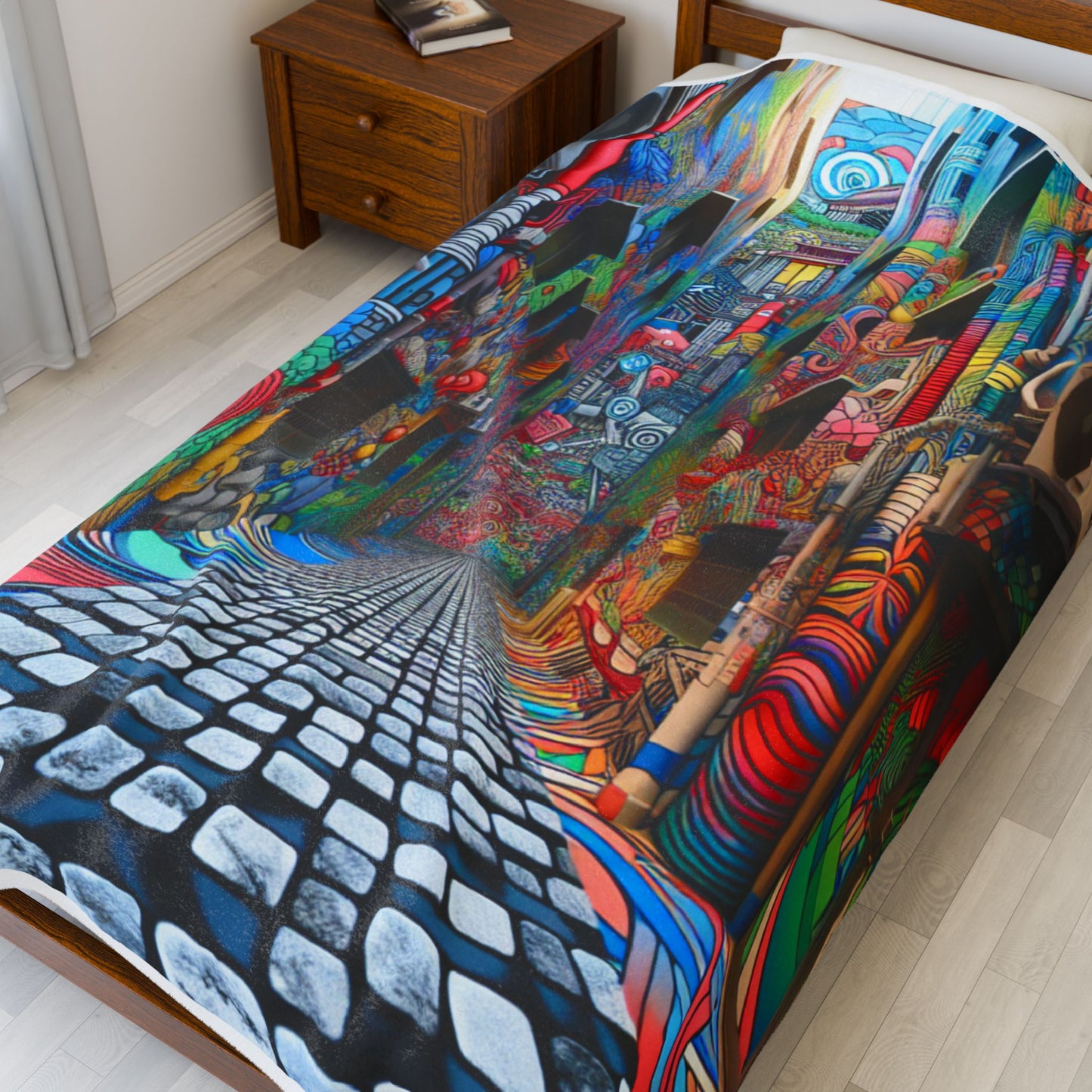 Alley of Creativity - Plush Blanket
