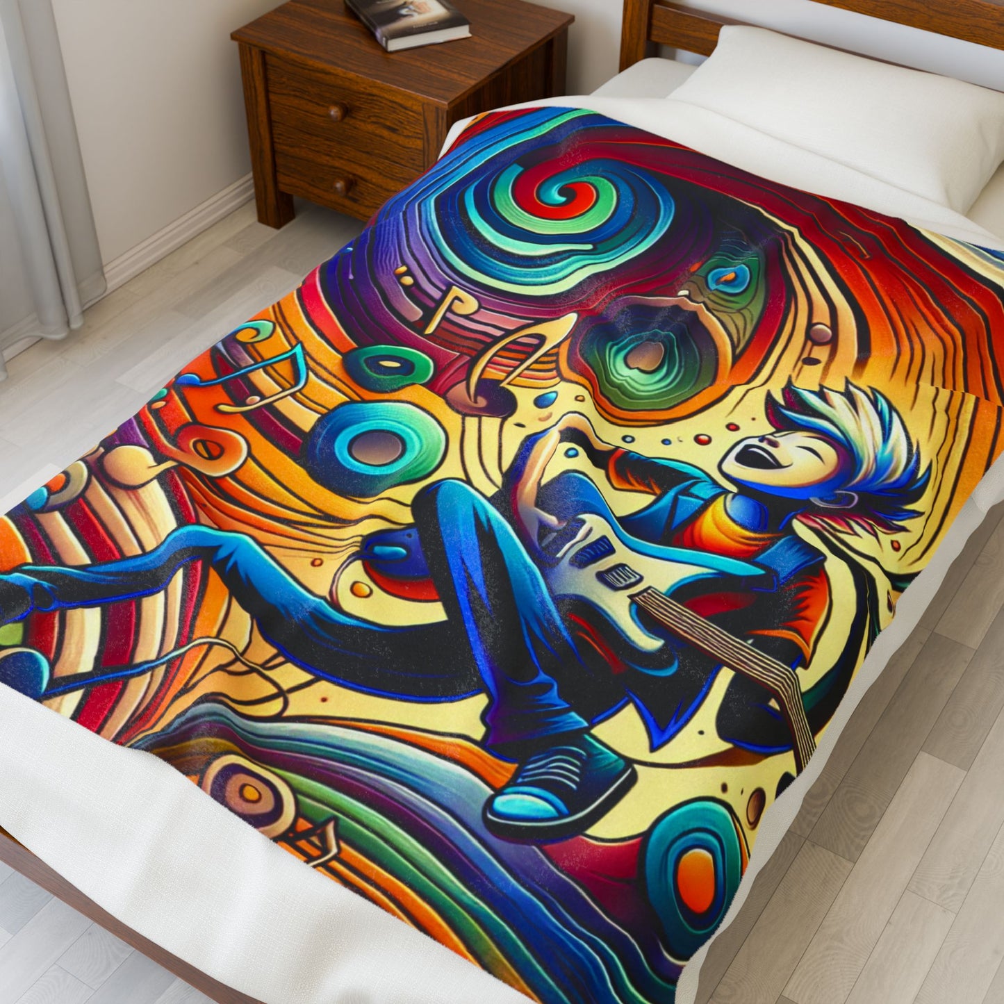 Musical Whirl - Plush Blanket
