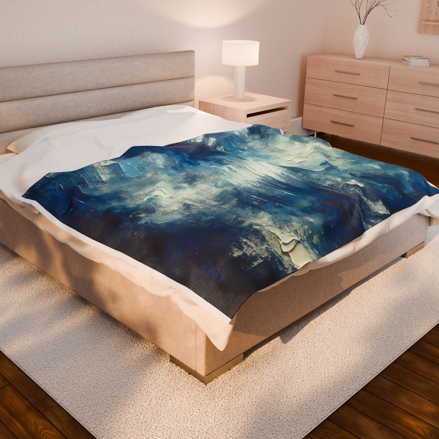 Whispers of the Horizon - Plush Blanket