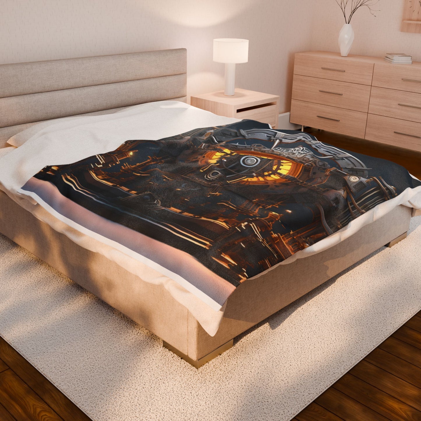 Clockwork Citadel- Plush Blanket