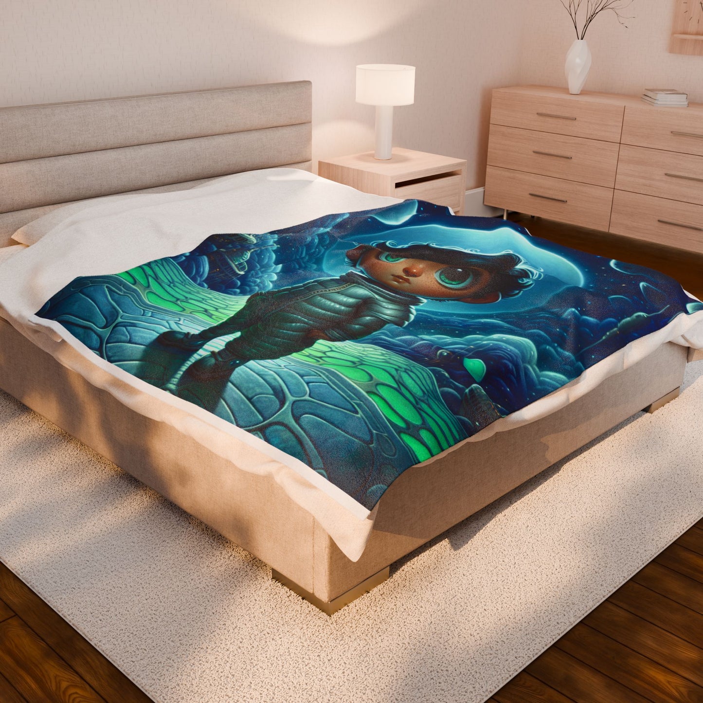 Interstellar Child Odyssey- Plush Blanket