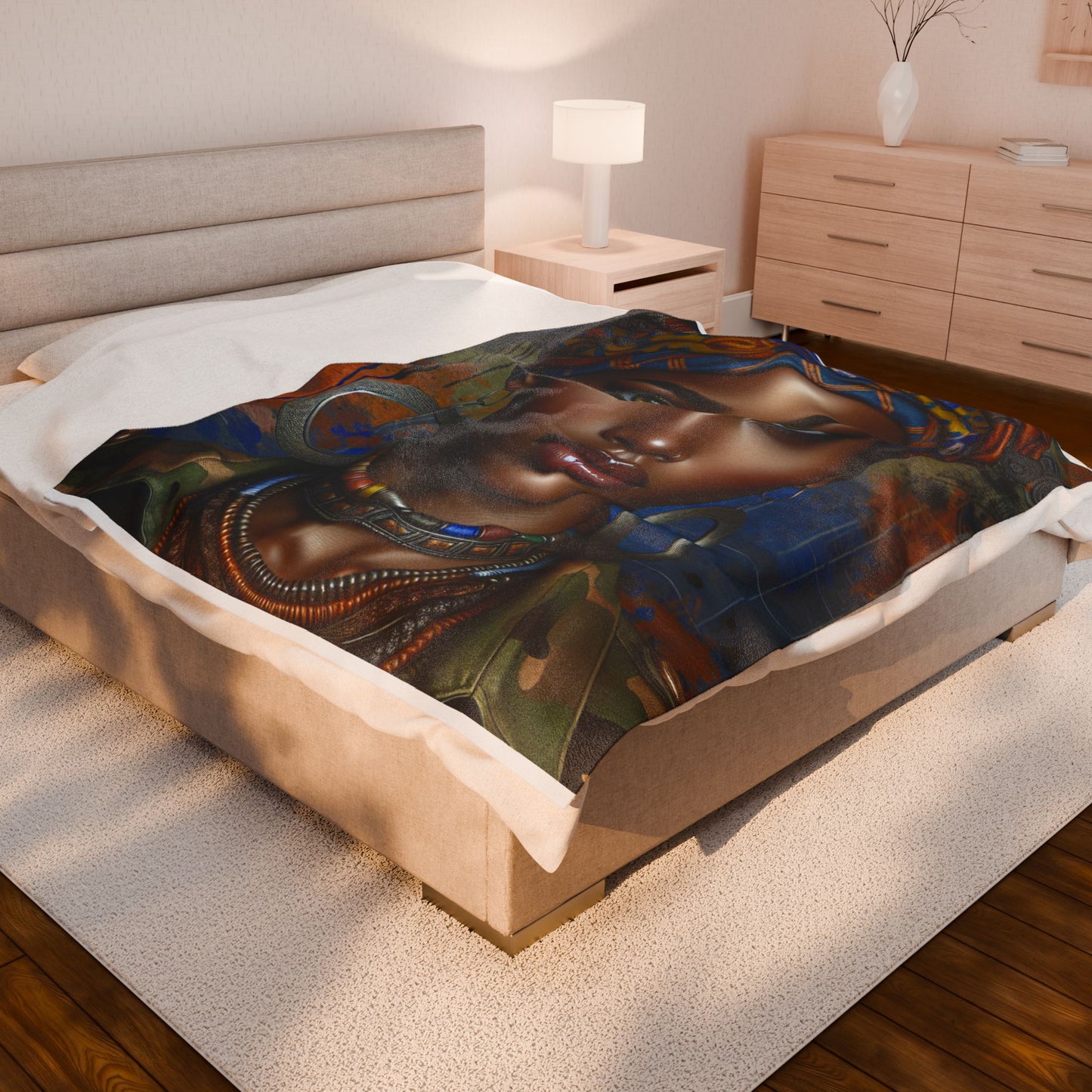 Portraiture of Resilience- Plush Blanket