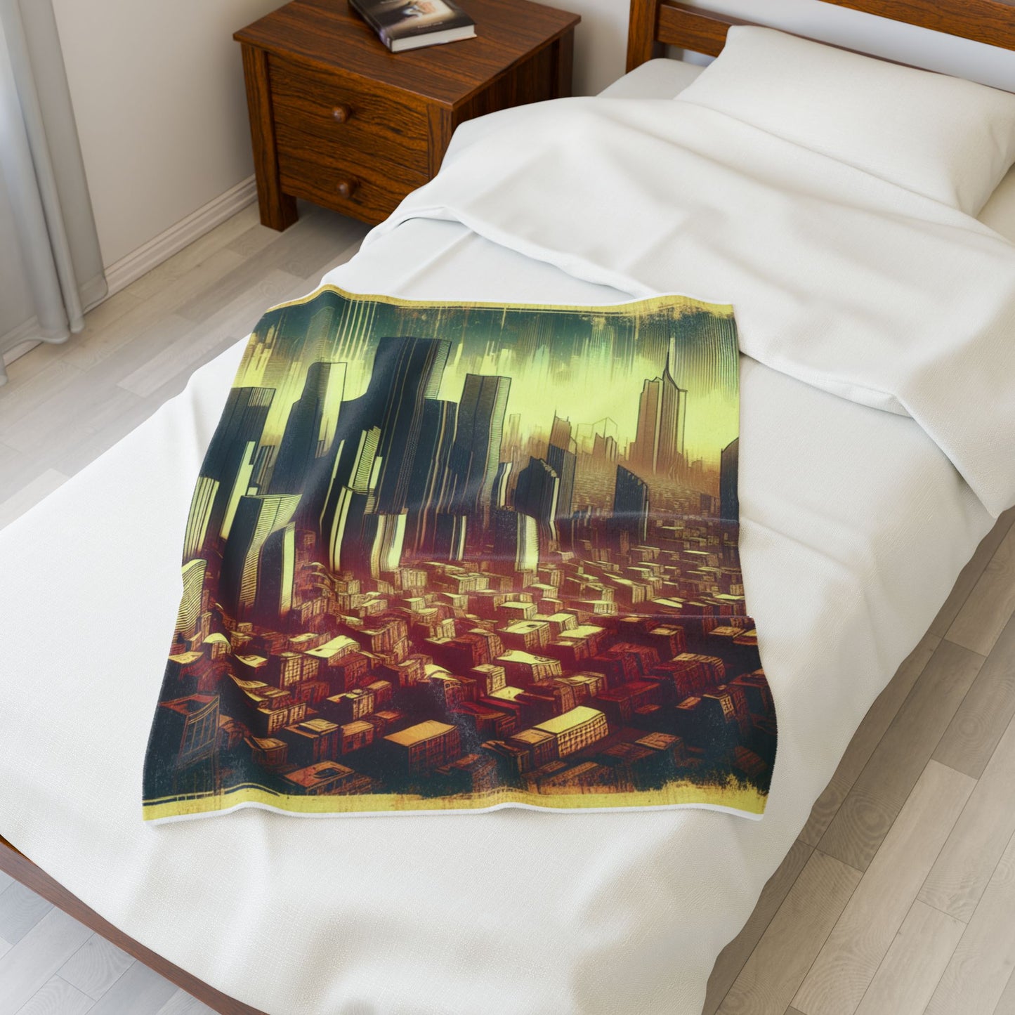 Skyscraper Reverie - Plush Blanket