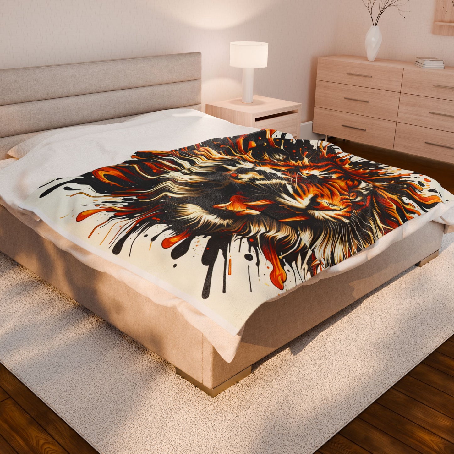 Fierce Essence Unleashed - Plush Blanket