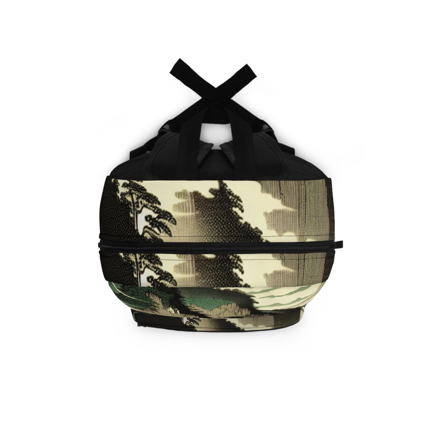 Majestic Cliffs and Waterfall Scene- Backpack