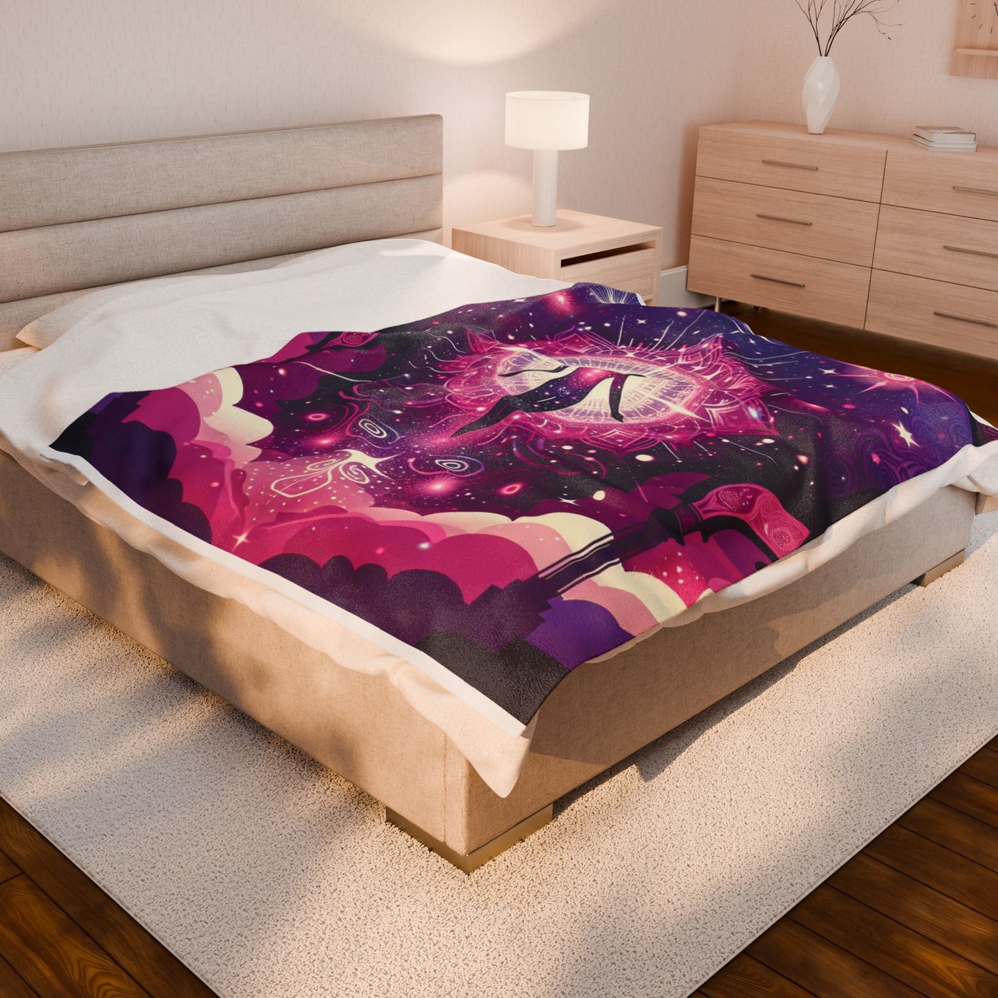 Journey through the Stars - Plush Blanket