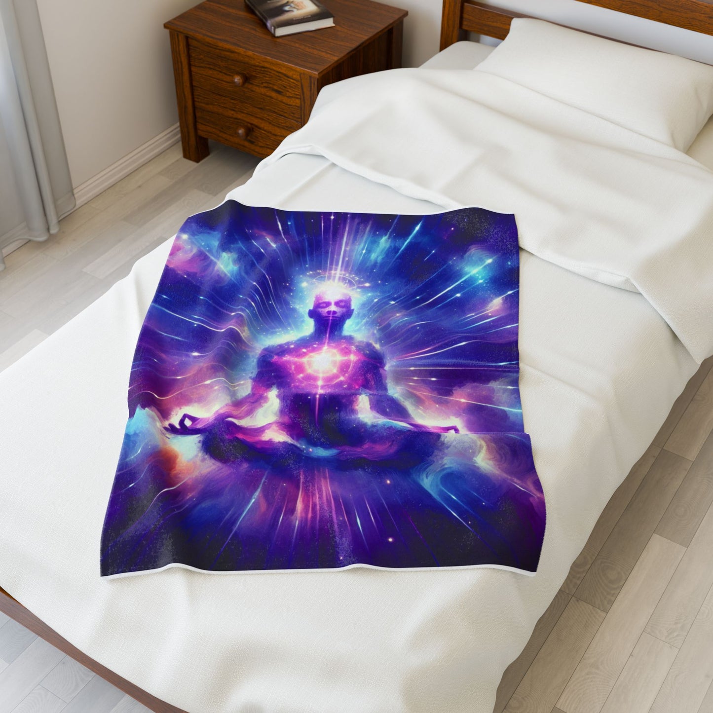 Enlighten Meditative Illumination - Plush Blanket