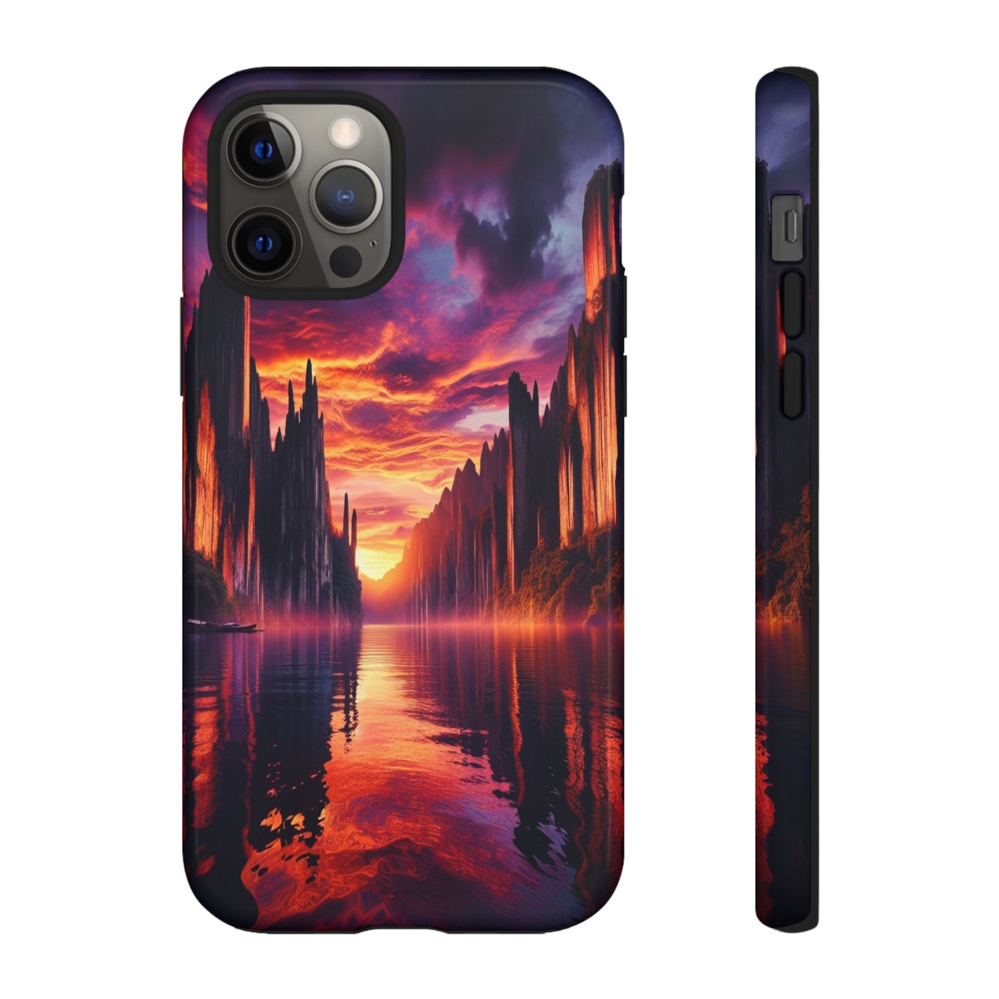 Protective Radiant Horizon Reverie Iphone Case Compatible With Iphone 16 15 14 - Phone Cover