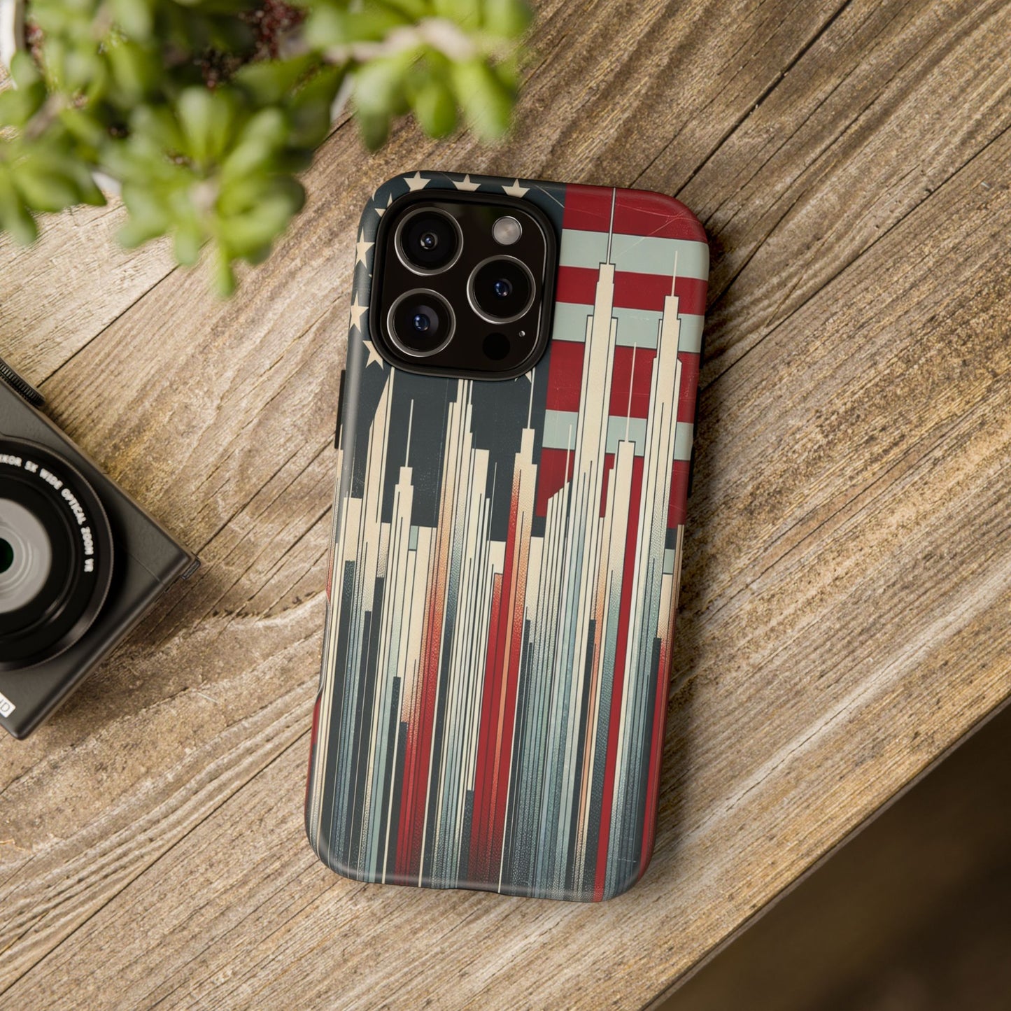 Skyline and Stars Unite - Phone Case