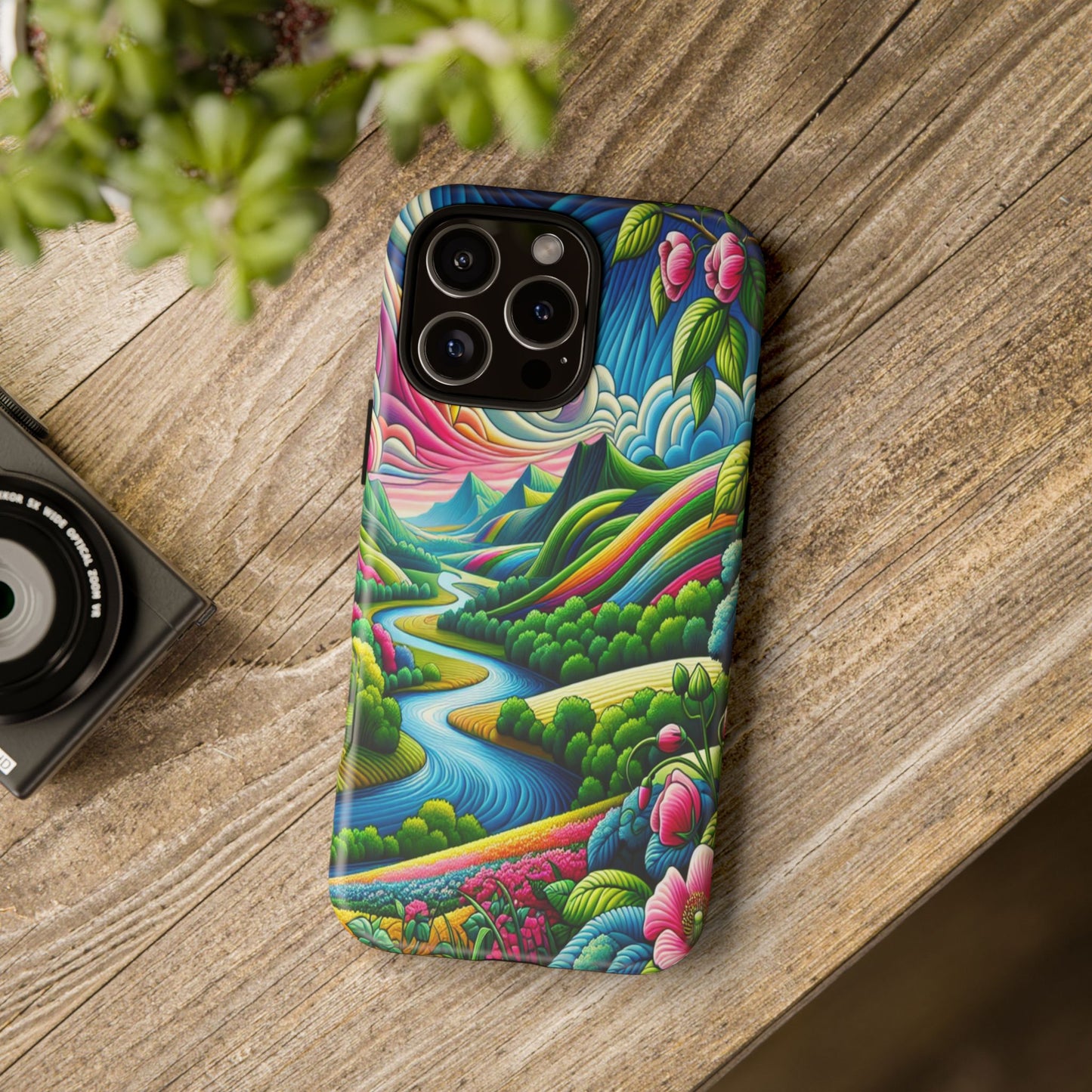 Colorful Landscape Fantasy - Phone Case