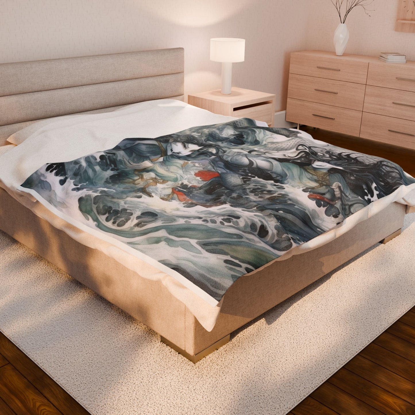 Mystical Sea Guardians Dance- Plush Blanket