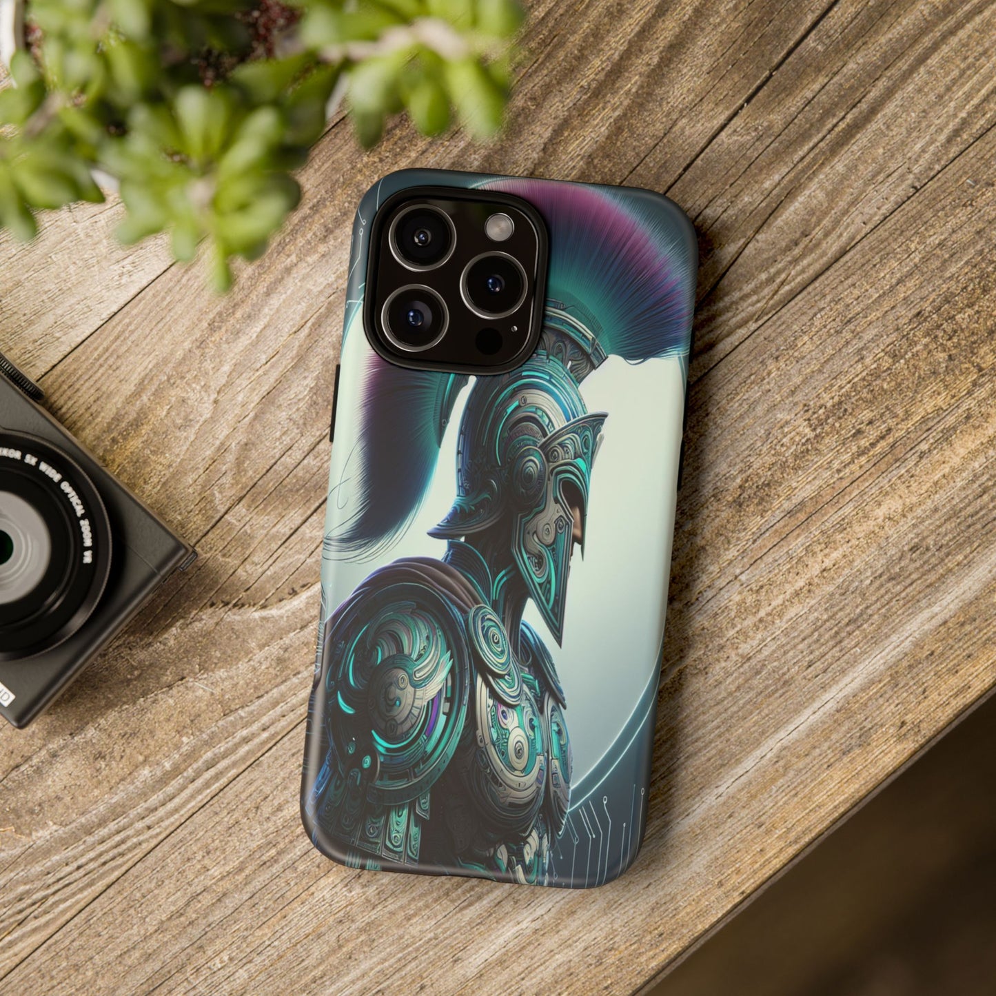 Custom ProtectiveGuardian of the Digital RealmIphone Case Compatible With Iphone 16 15 14 - Phone Cover