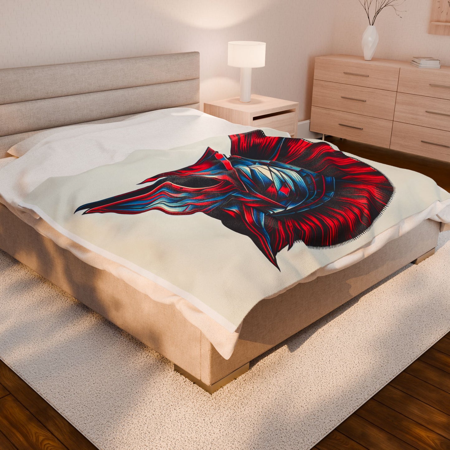 Warrior's Shield of Courage - Plush Blanket