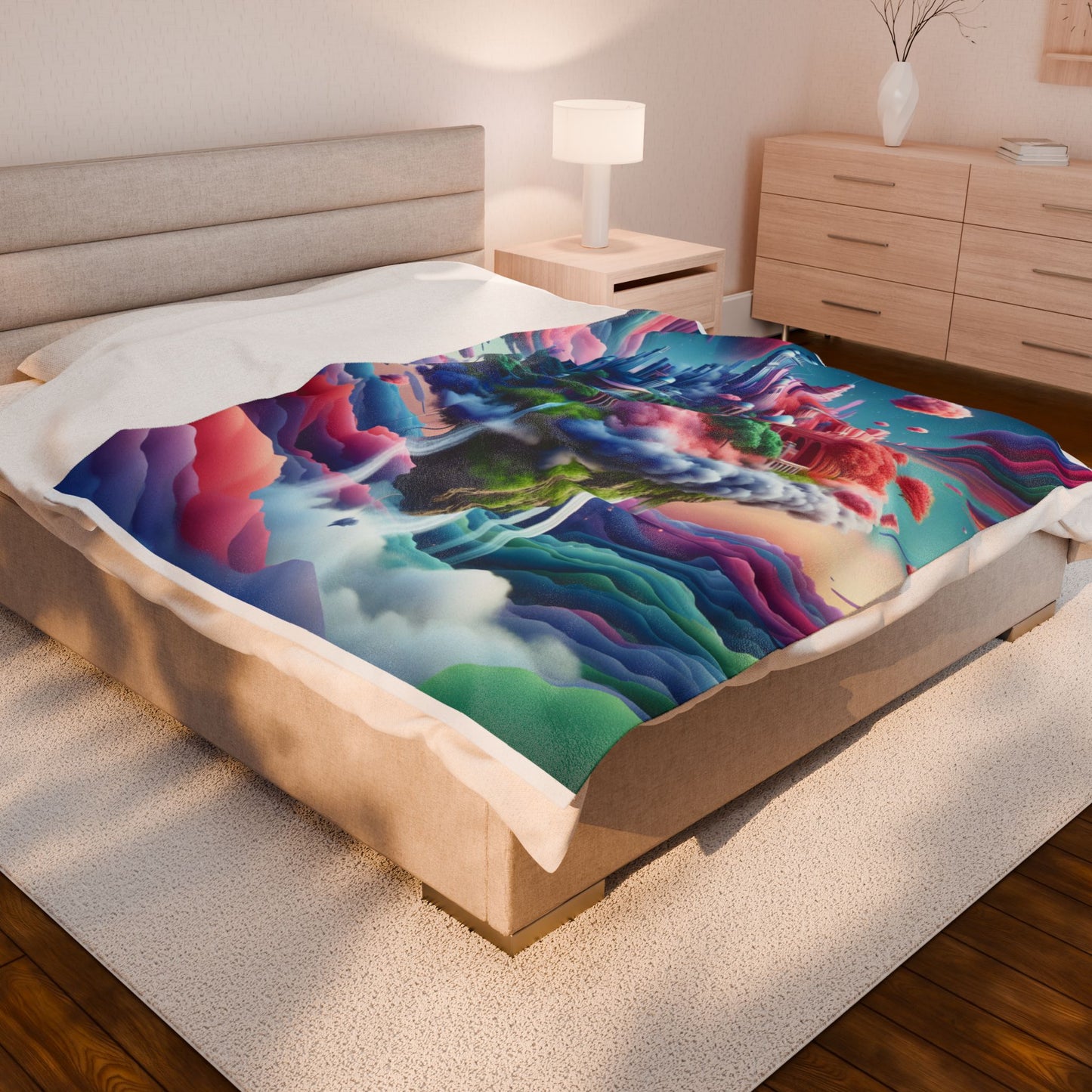 Floating Paradigm - Plush Blanket