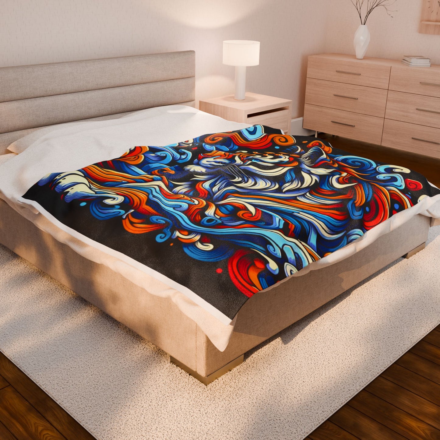 Guardian of the Flow - Plush Blanket