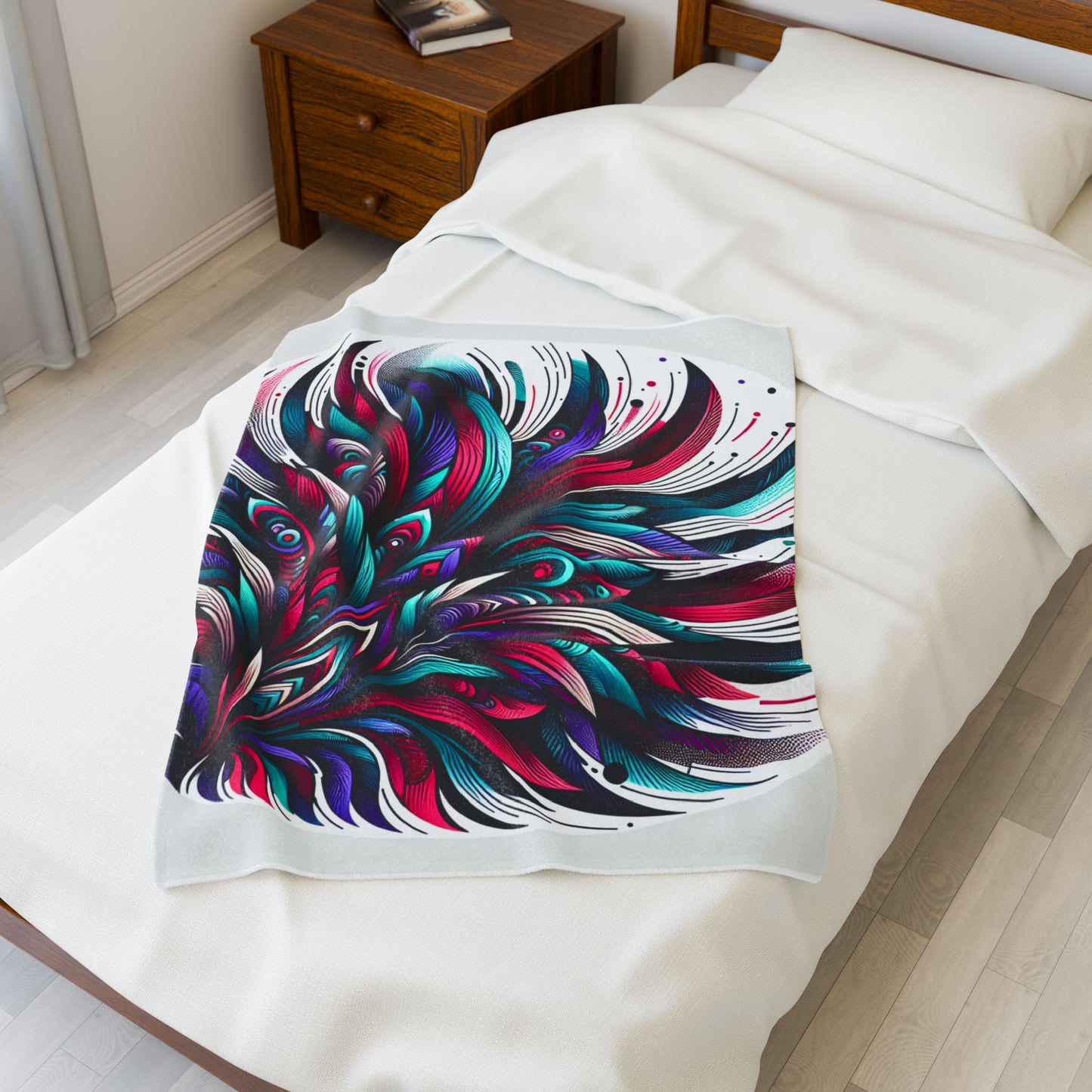 Waves of Imagination - Plush Blanket