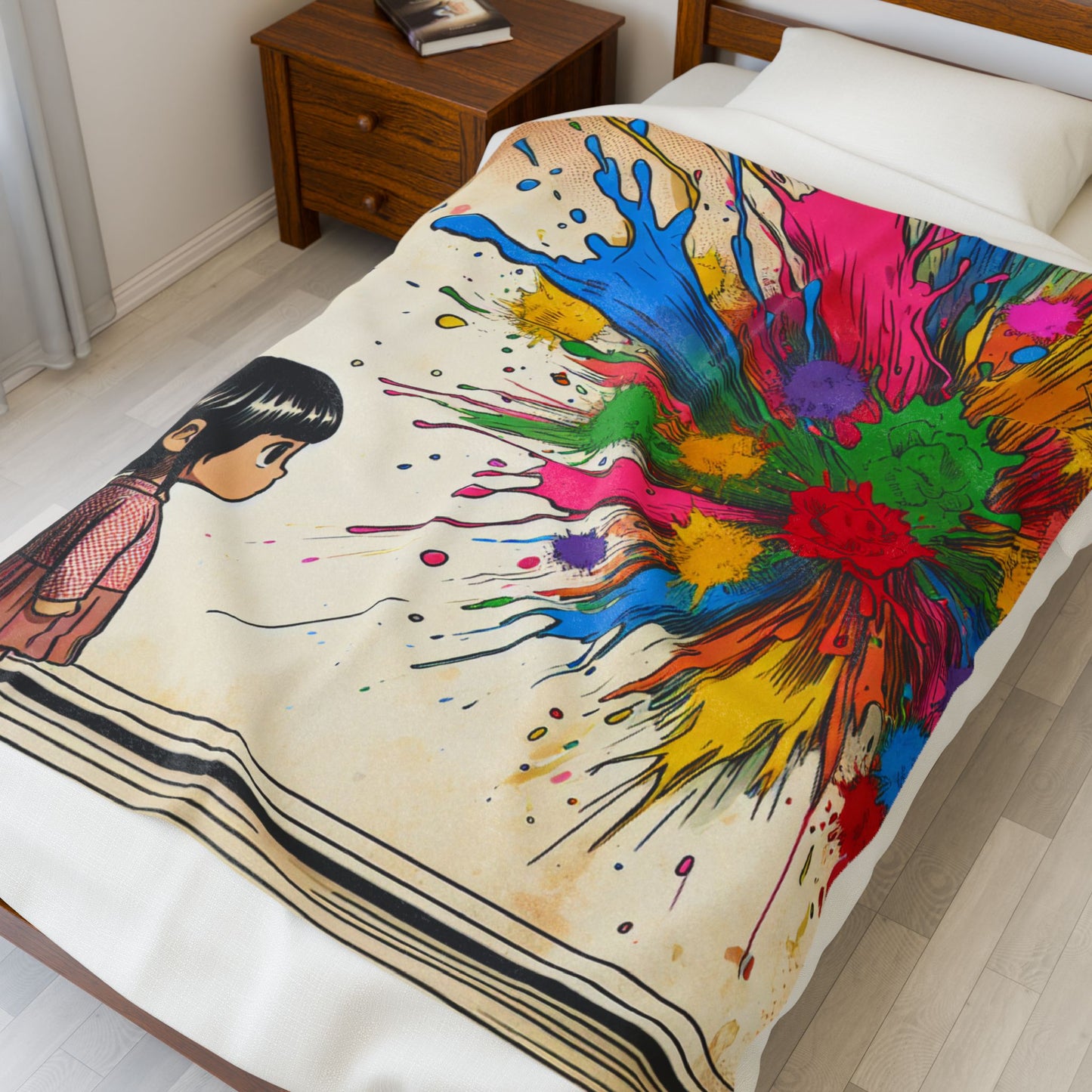 Burst of Imagination - Plush Blanket