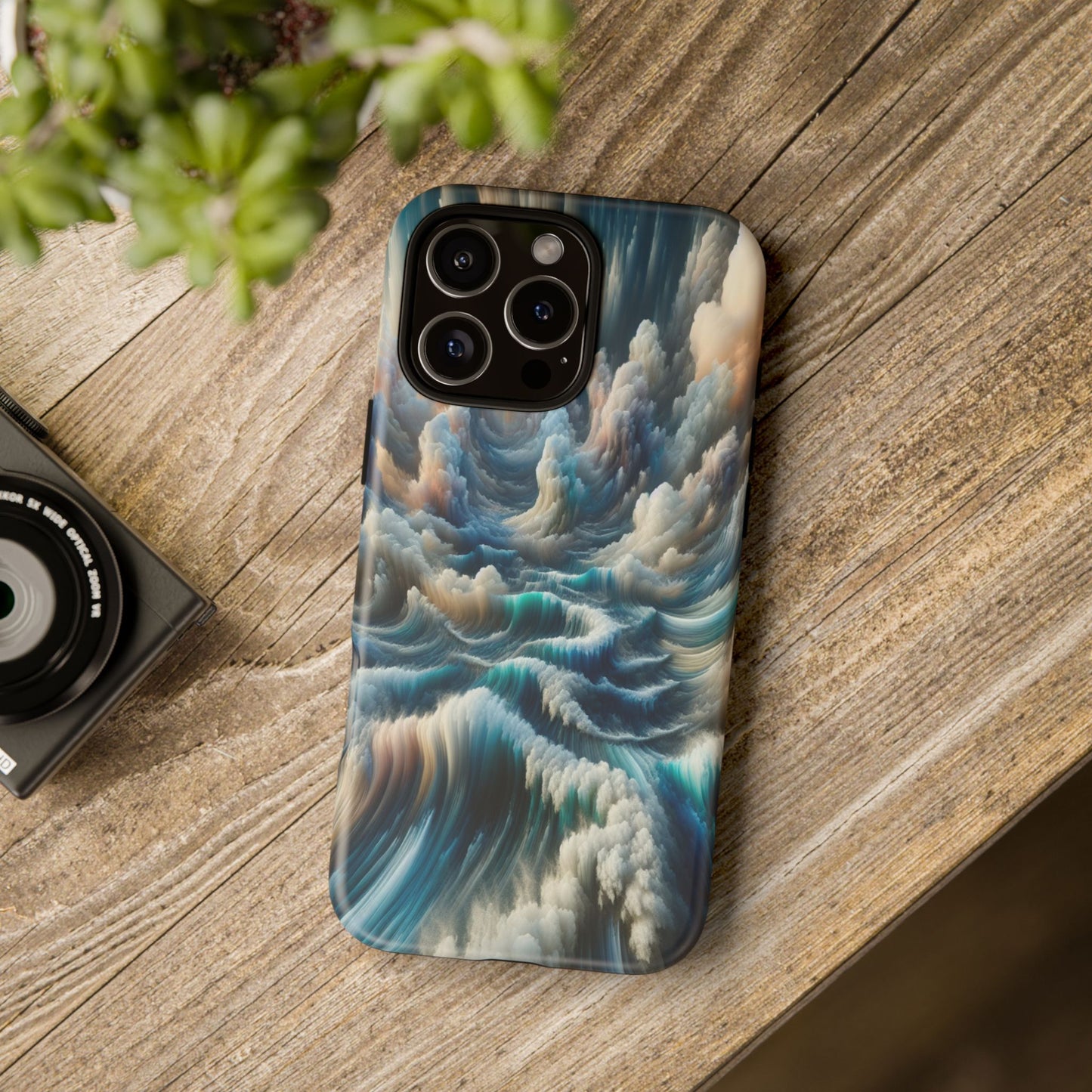 Waves of Clouded Light - Phone Case