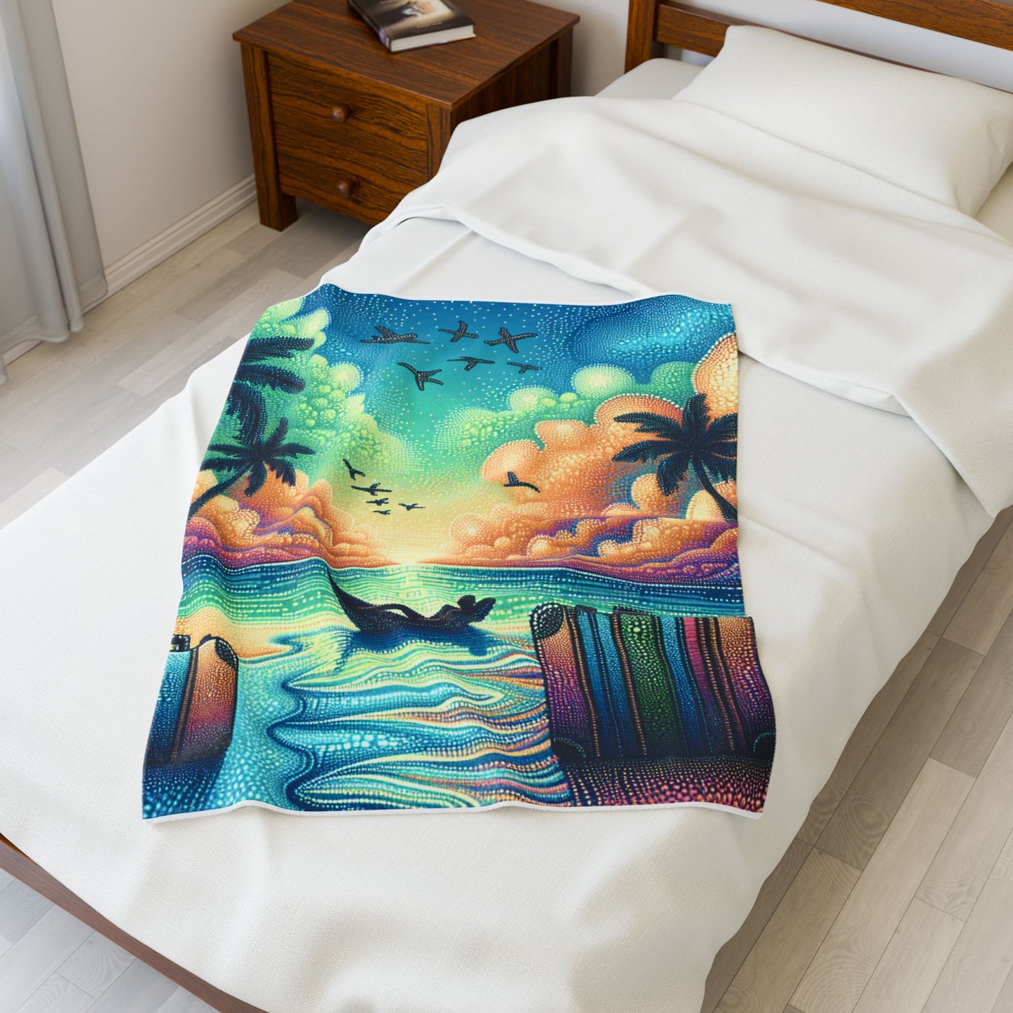 Seaside Escape - Plush Blanket