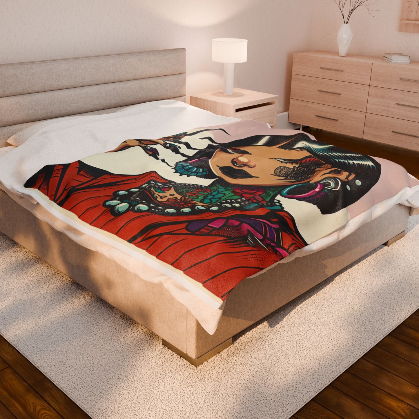Tattooed Chic Icon - Plush Blanket