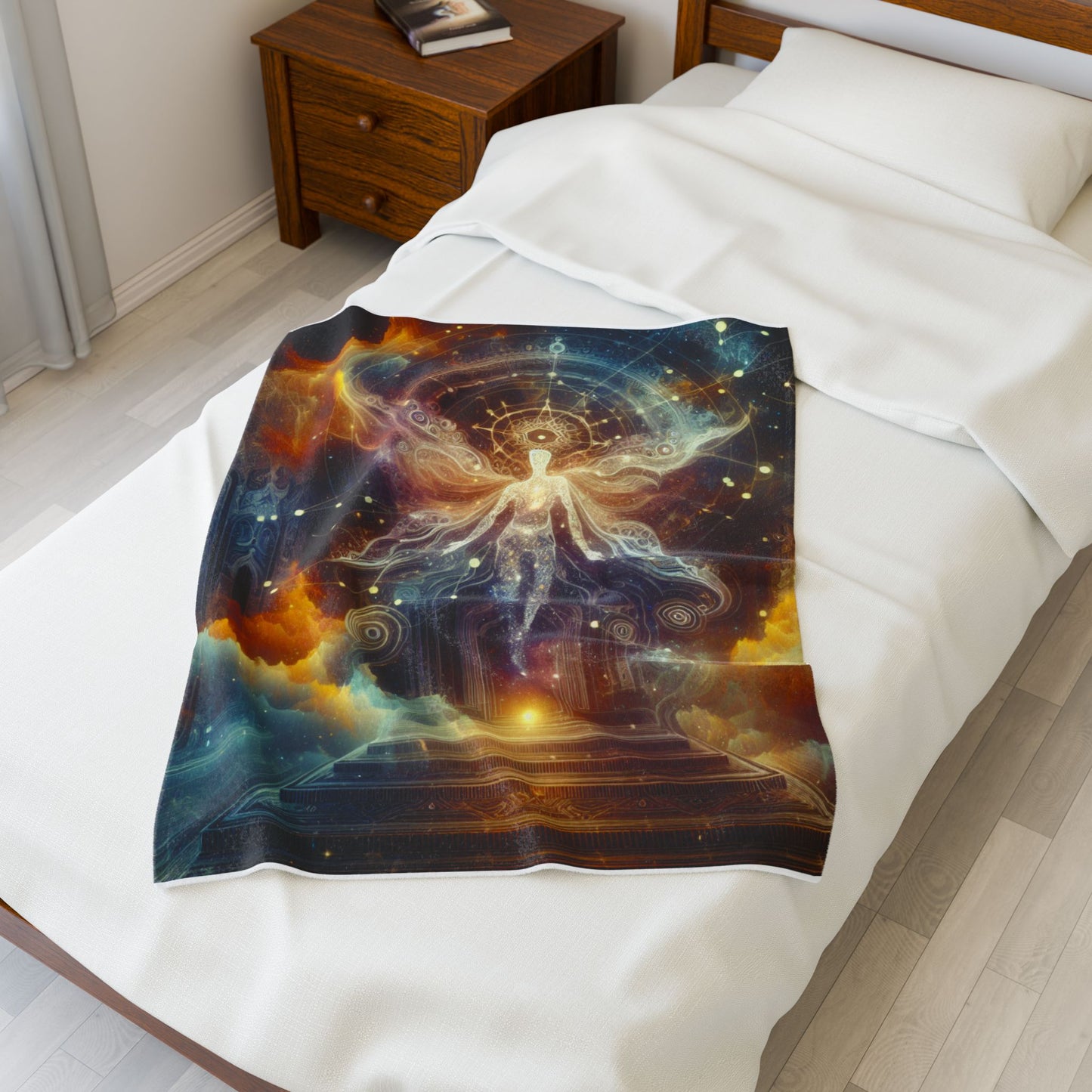 Celestial Awakening - Plush Blanket