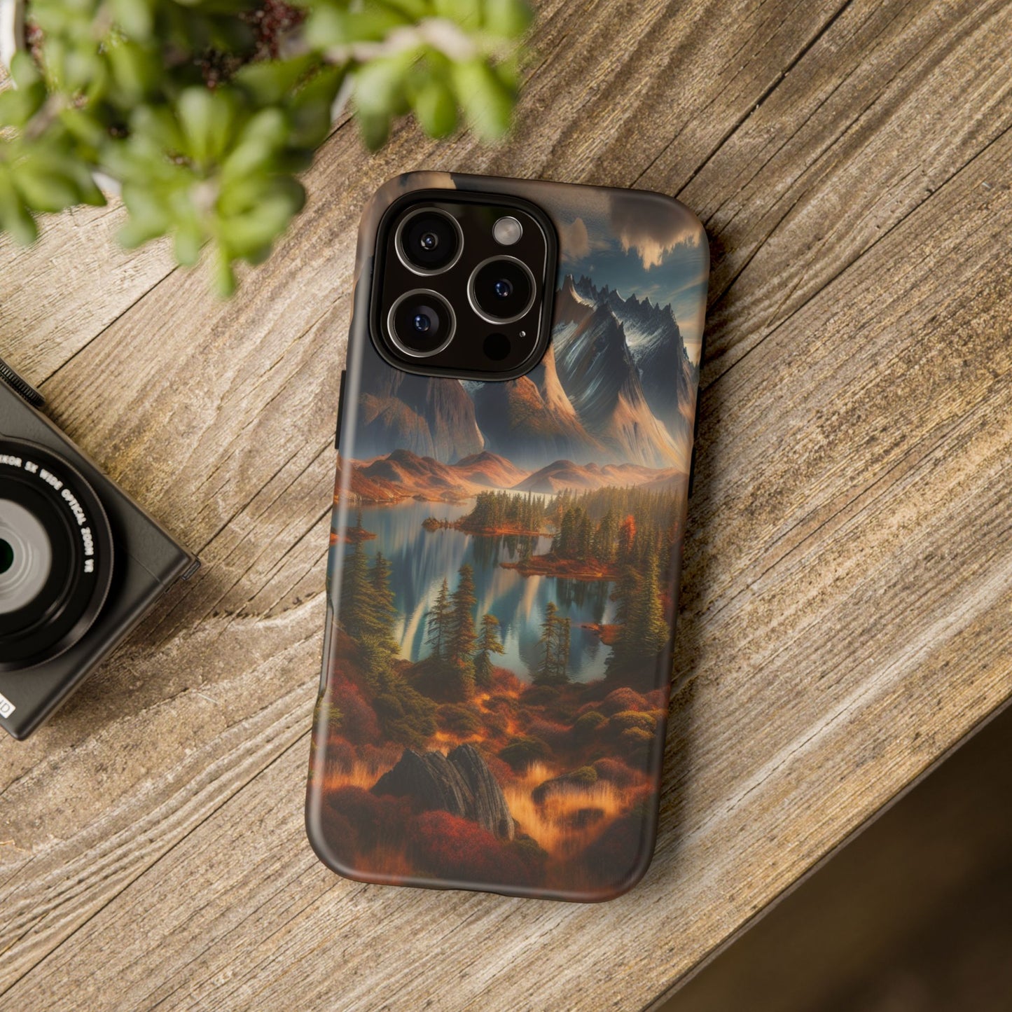 Custom ProtectiveMajestic Peaks and Tranquil WatersIphone Case Compatible With Iphone 16 15 14 - Phone Cover