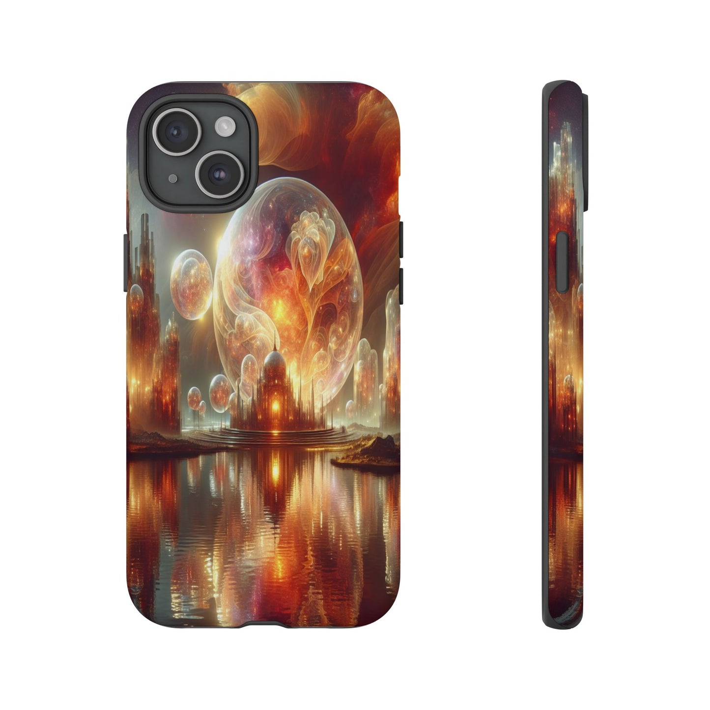 Protective Celestial Dreamscape Iphone Case Compatible With Iphone 16 15 14 - Phone Cover