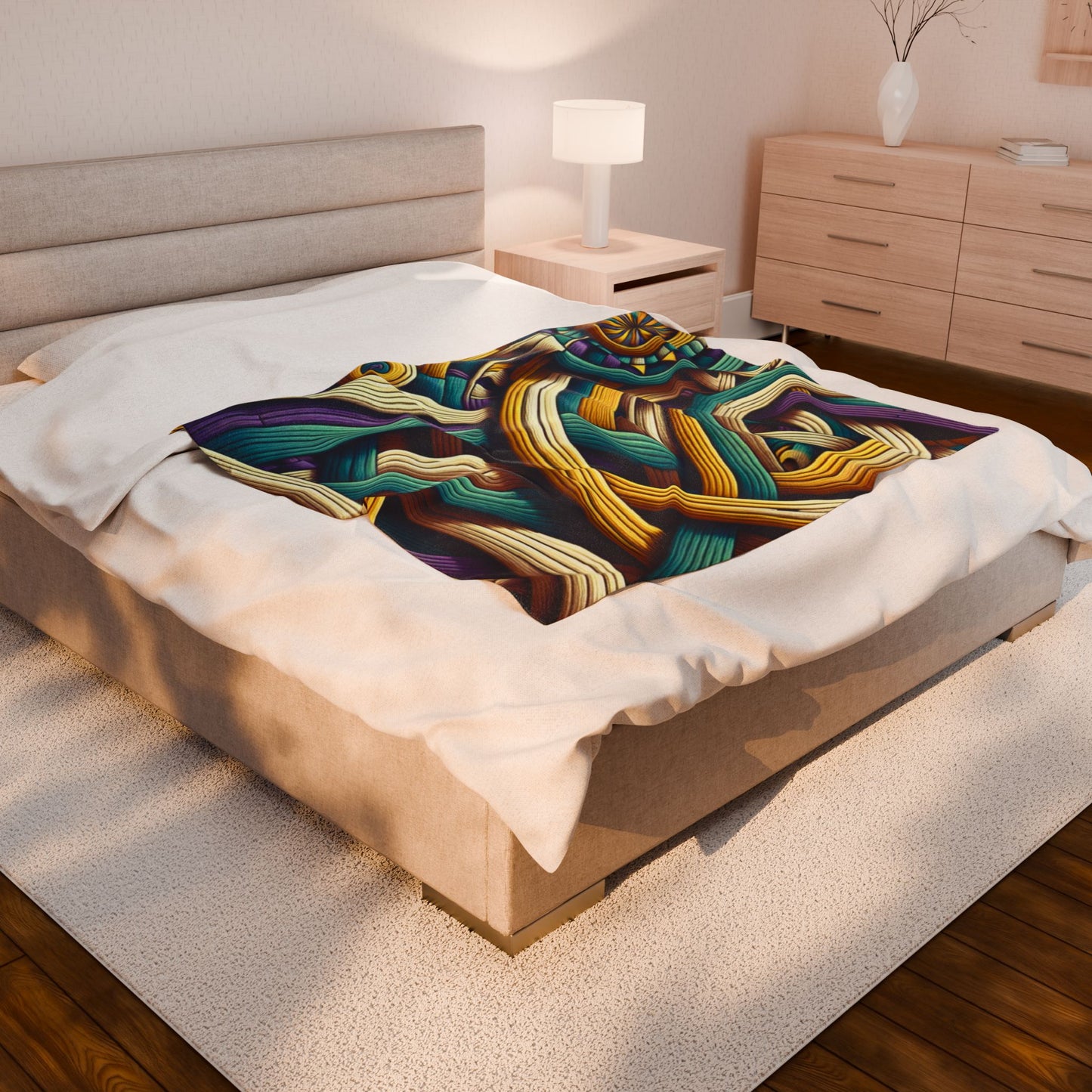 Interwoven Tapestry - Plush Blanket