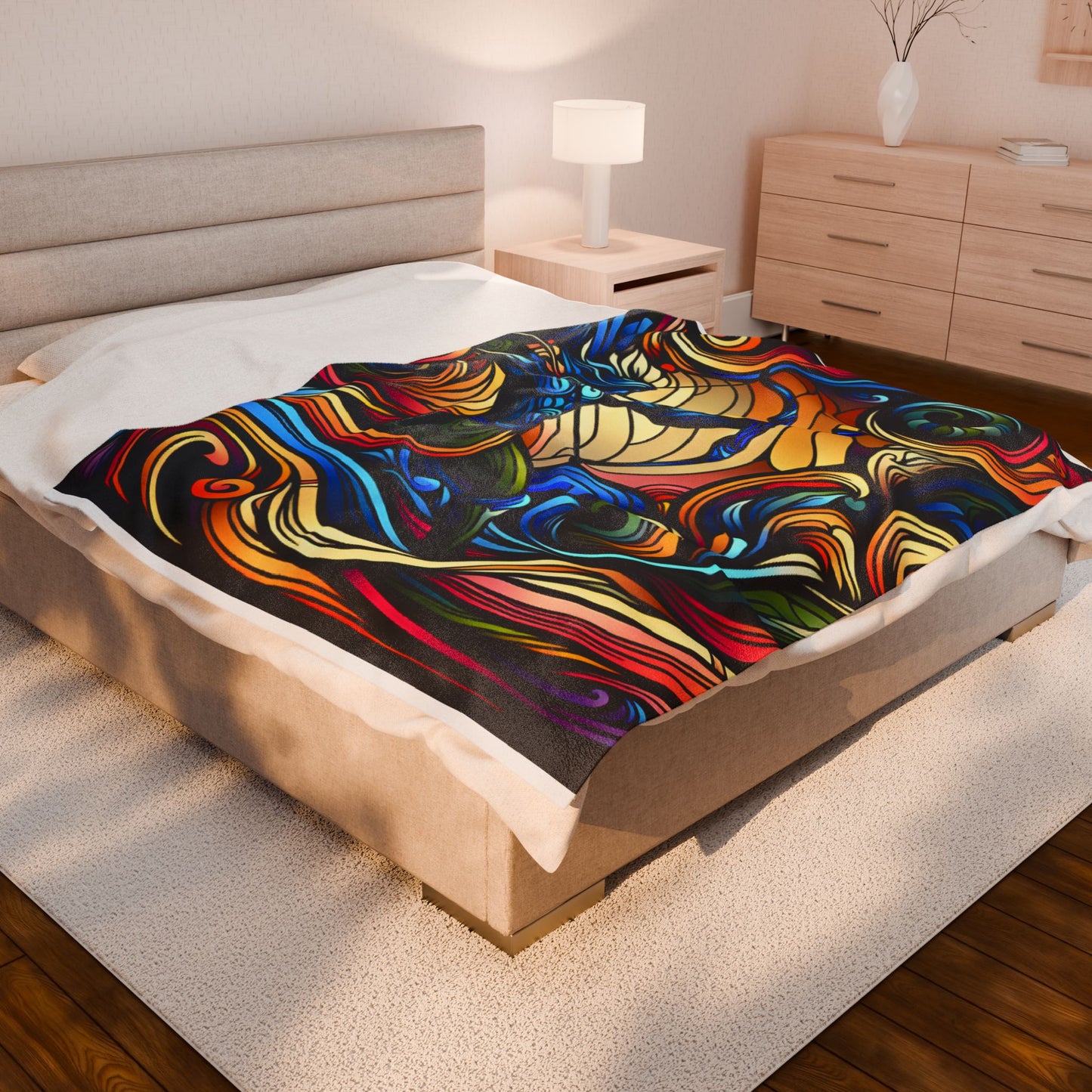 Archer in the Swirling Currents - Plush Blanket