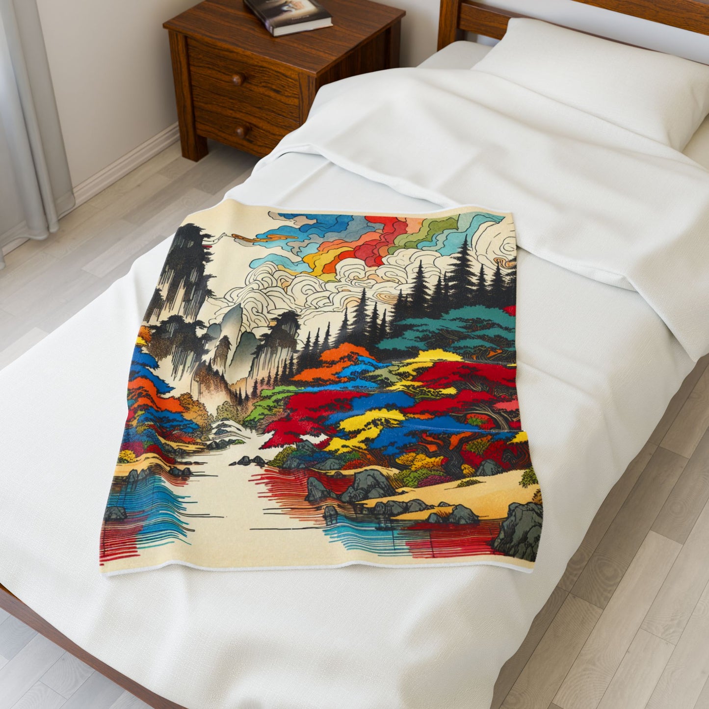 Harmony of Seasons - Plush Blanket