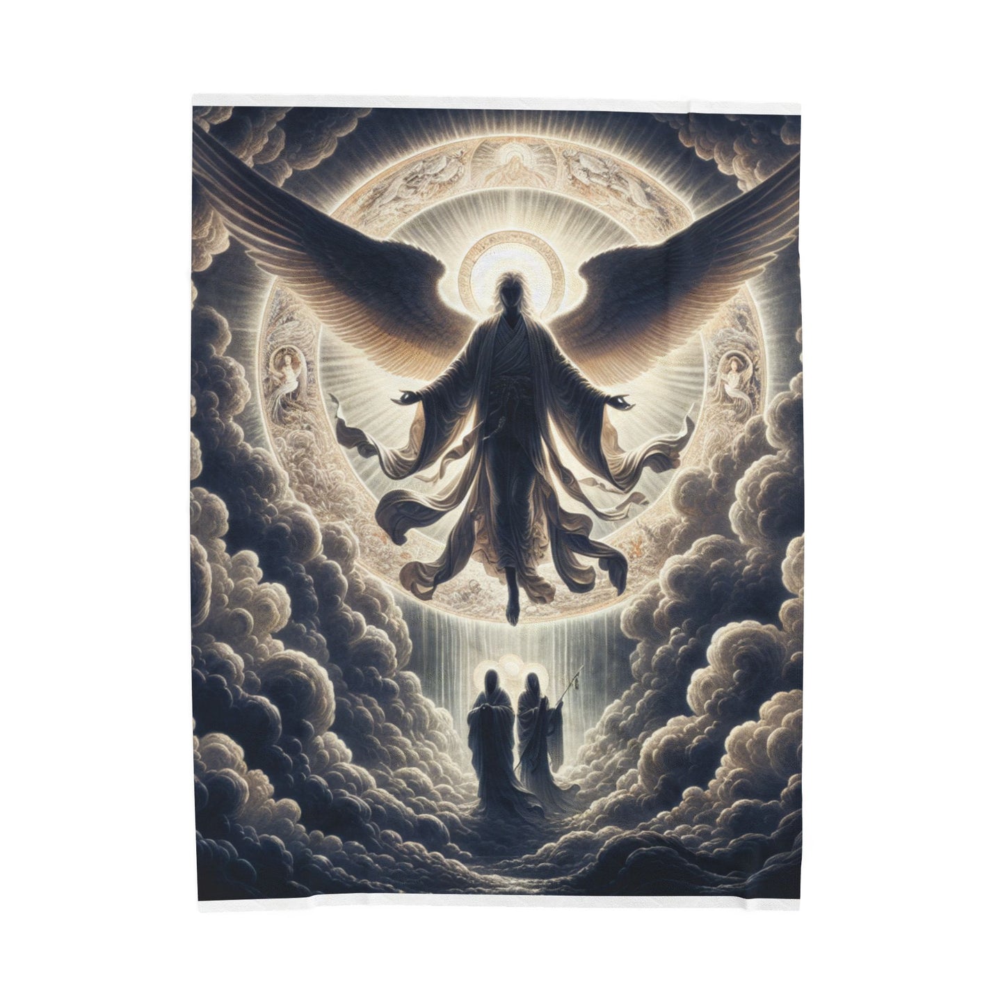 Angel's Heavenly Ascension - Plush Blanket