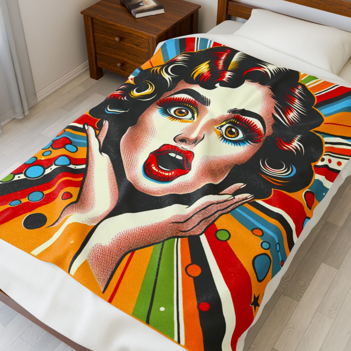 Pop Art Expression - Plush Blanket