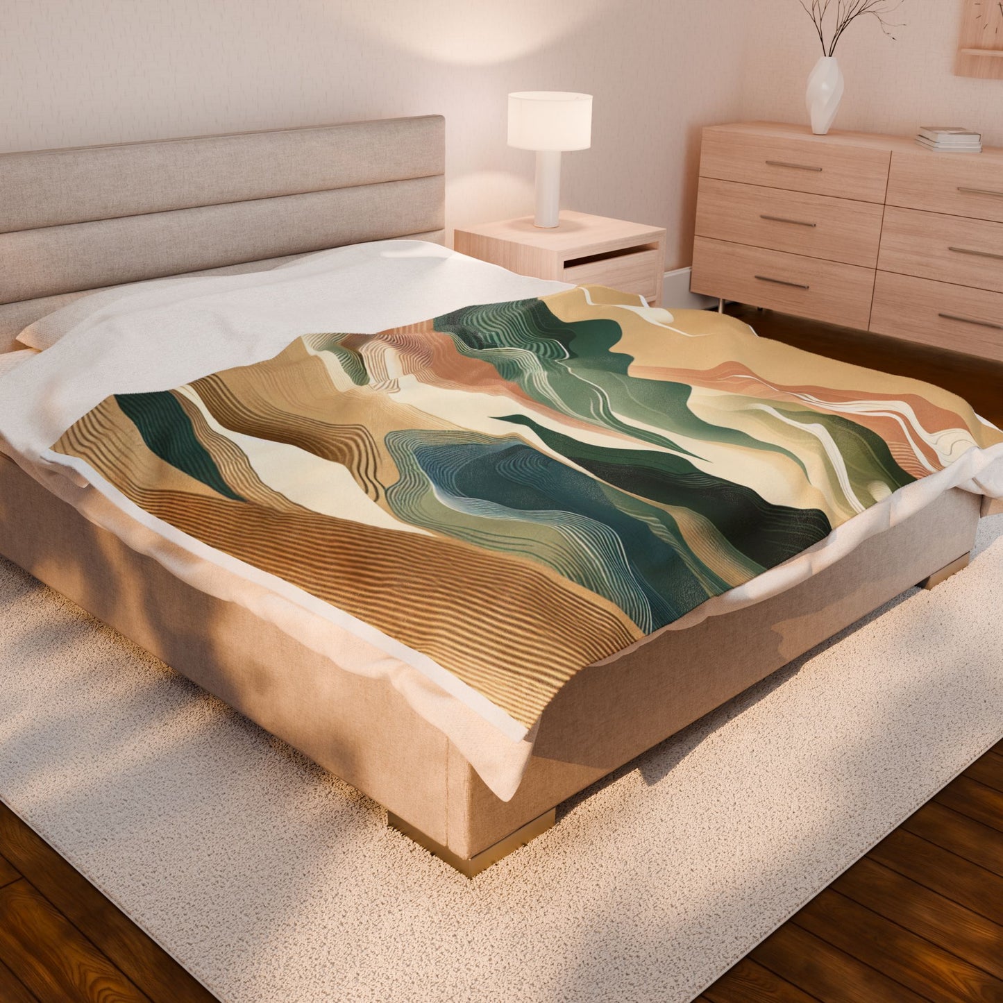 Flowing Landscapes - Plush Blanket