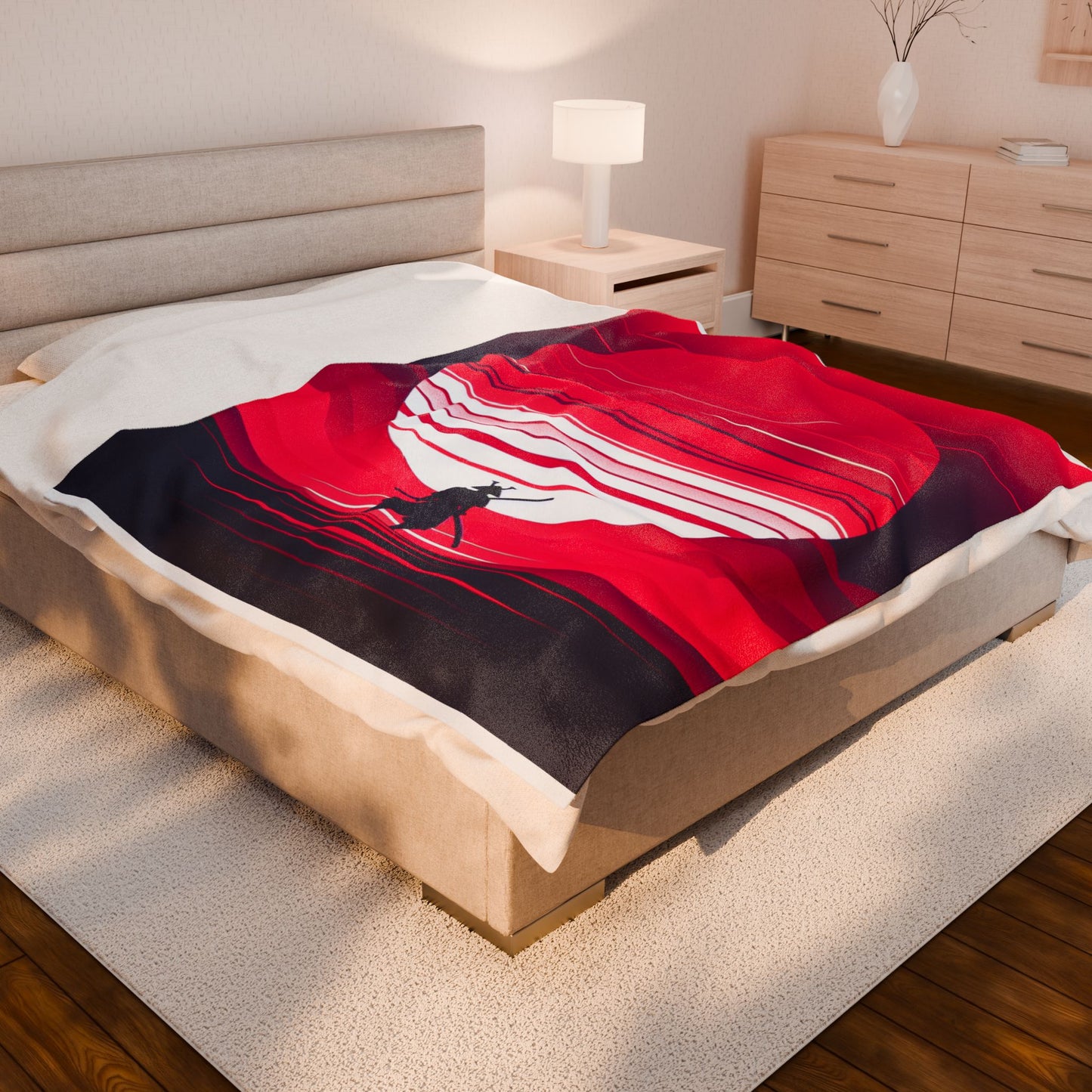 Warrior's Solitude - Plush Blanket