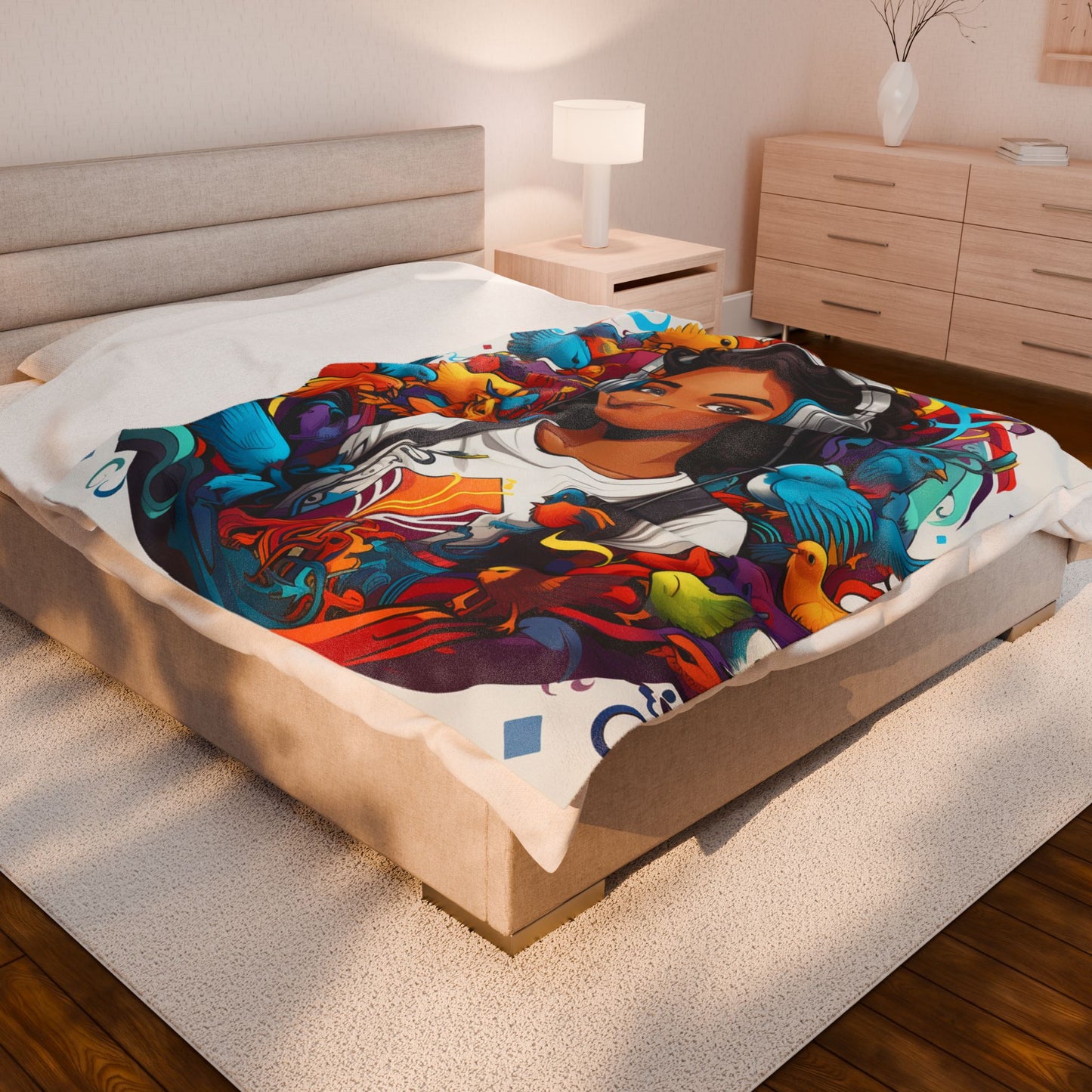 Melody of Colors- Plush Blanket