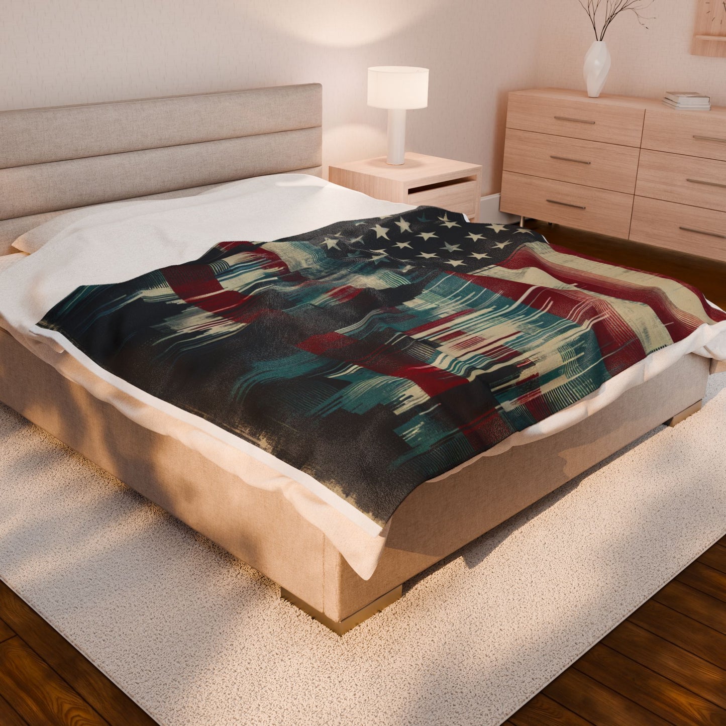 American Pulse- Plush Blanket