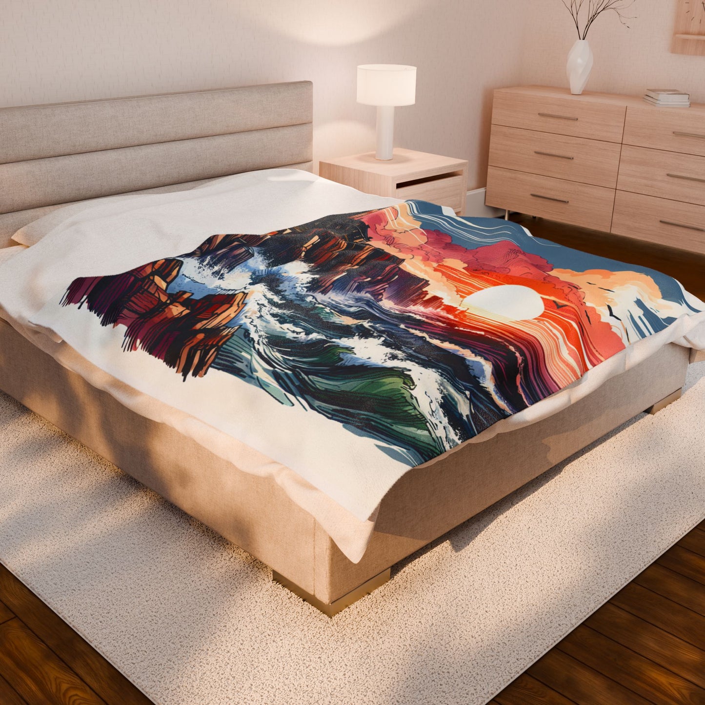 Beacon at the Edge - Plush Blanket