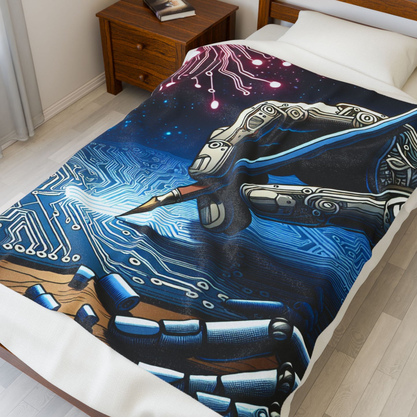 Artificial Creativity - Plush Blanket