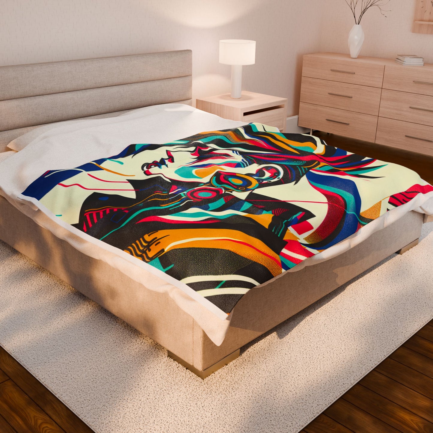 Punk Vibes in Motion - Plush Blanket