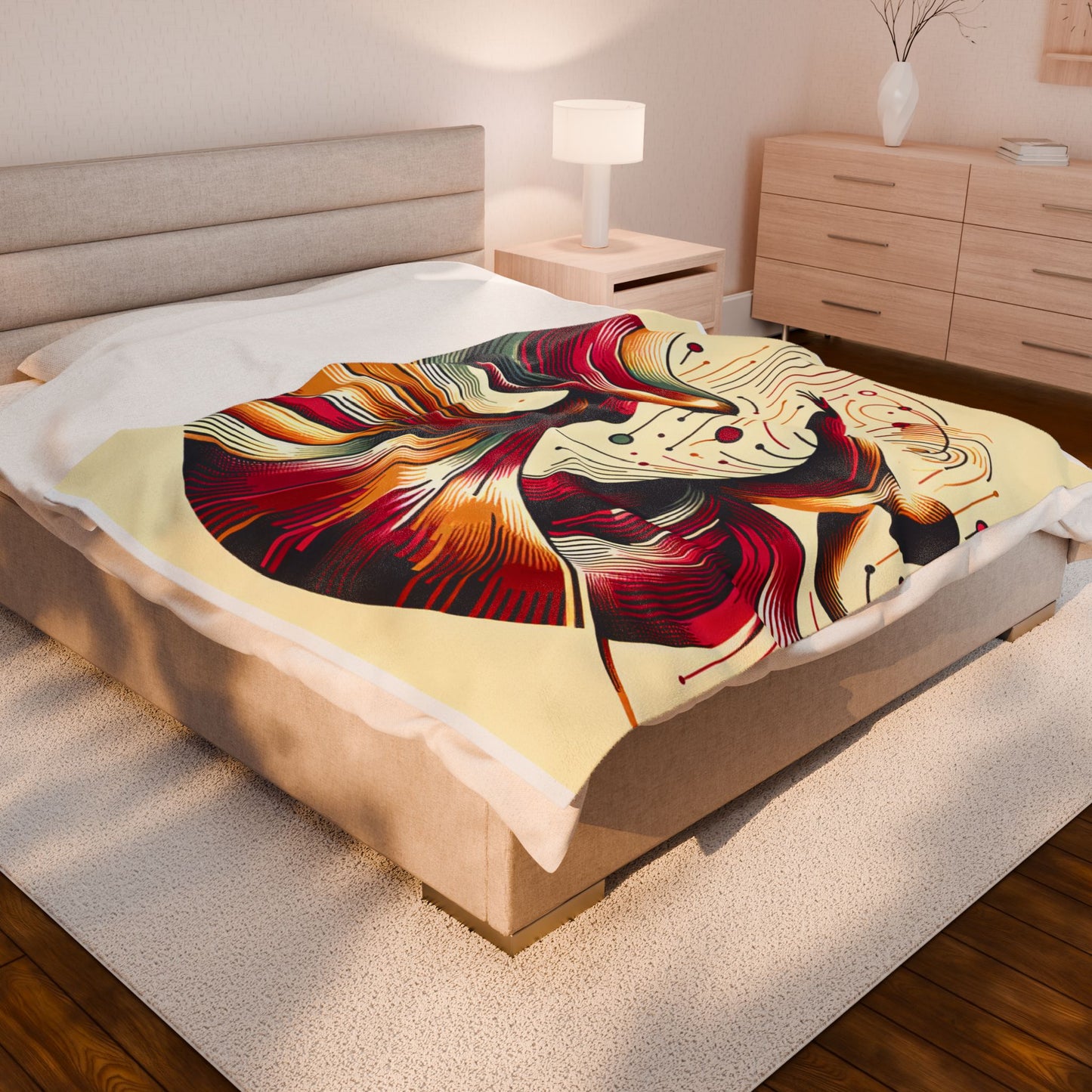 Flow of Movement - Plush Blanket