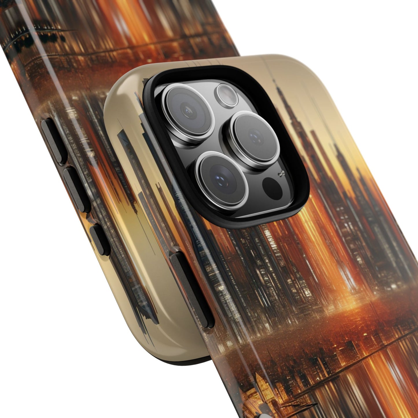 Protective Radiant Cityscape at Dusk Iphone Case Compatible With Iphone 16 15 14 - Phone Cover