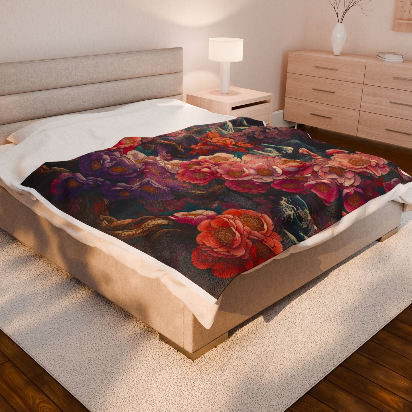 Floral Renaissance - Plush Blanket