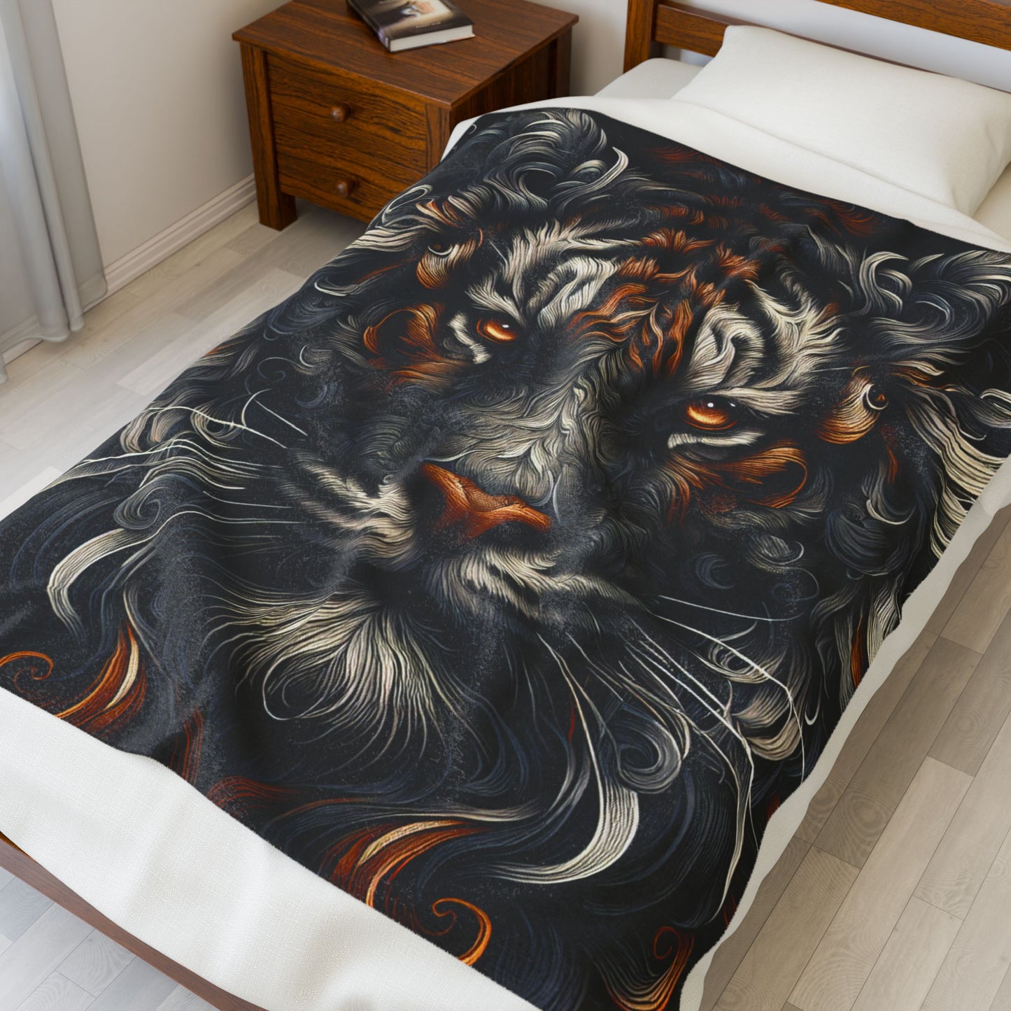 Fierce Tiger Majesty - Plush Blanket