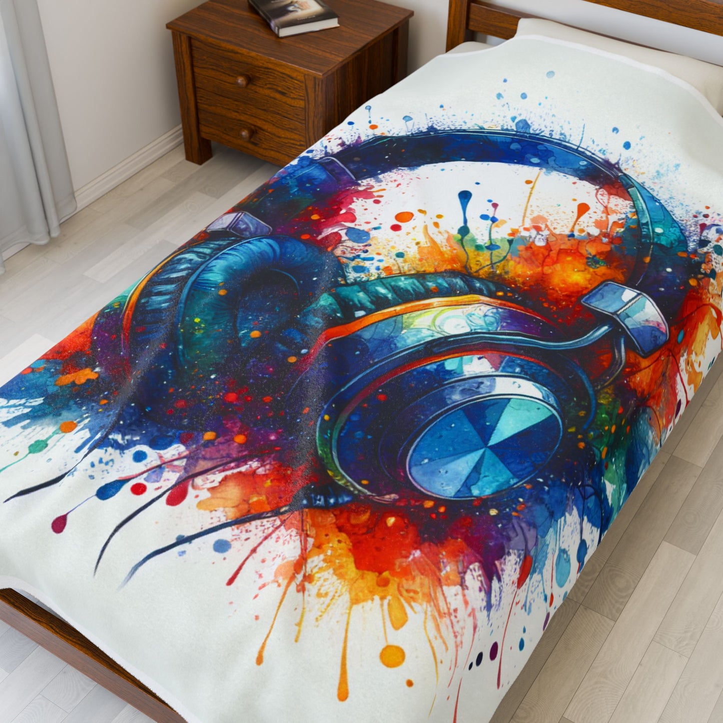 Rhythm in Splashes - Plush Blanket