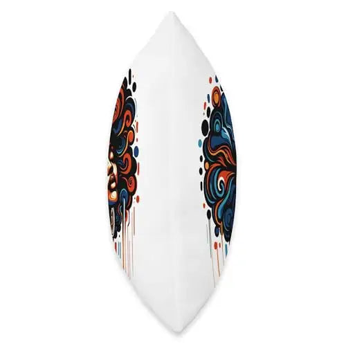 A Vibrant Expression of Beauty Throw Pillow Home