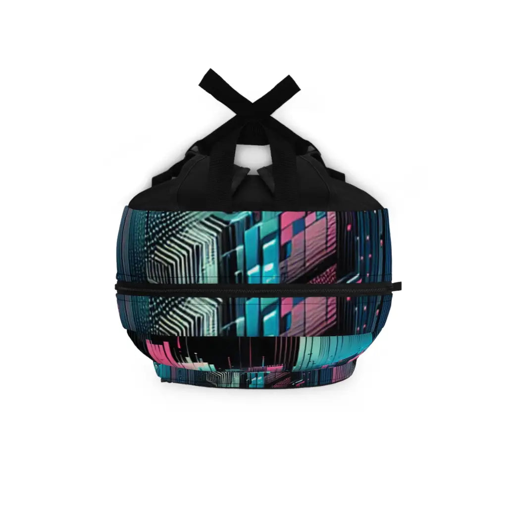 Abstract Digital Fusion Backpack One size Bags