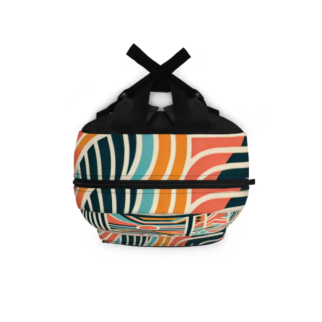 Abstract Geometric Landscape Backpack One size Bags