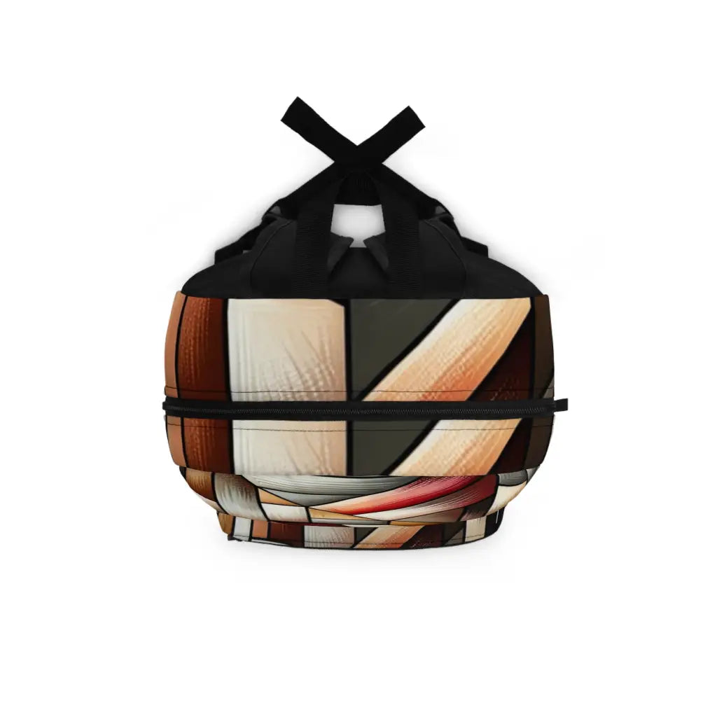 Abstract Geometric Portrait Backpack One size Bags
